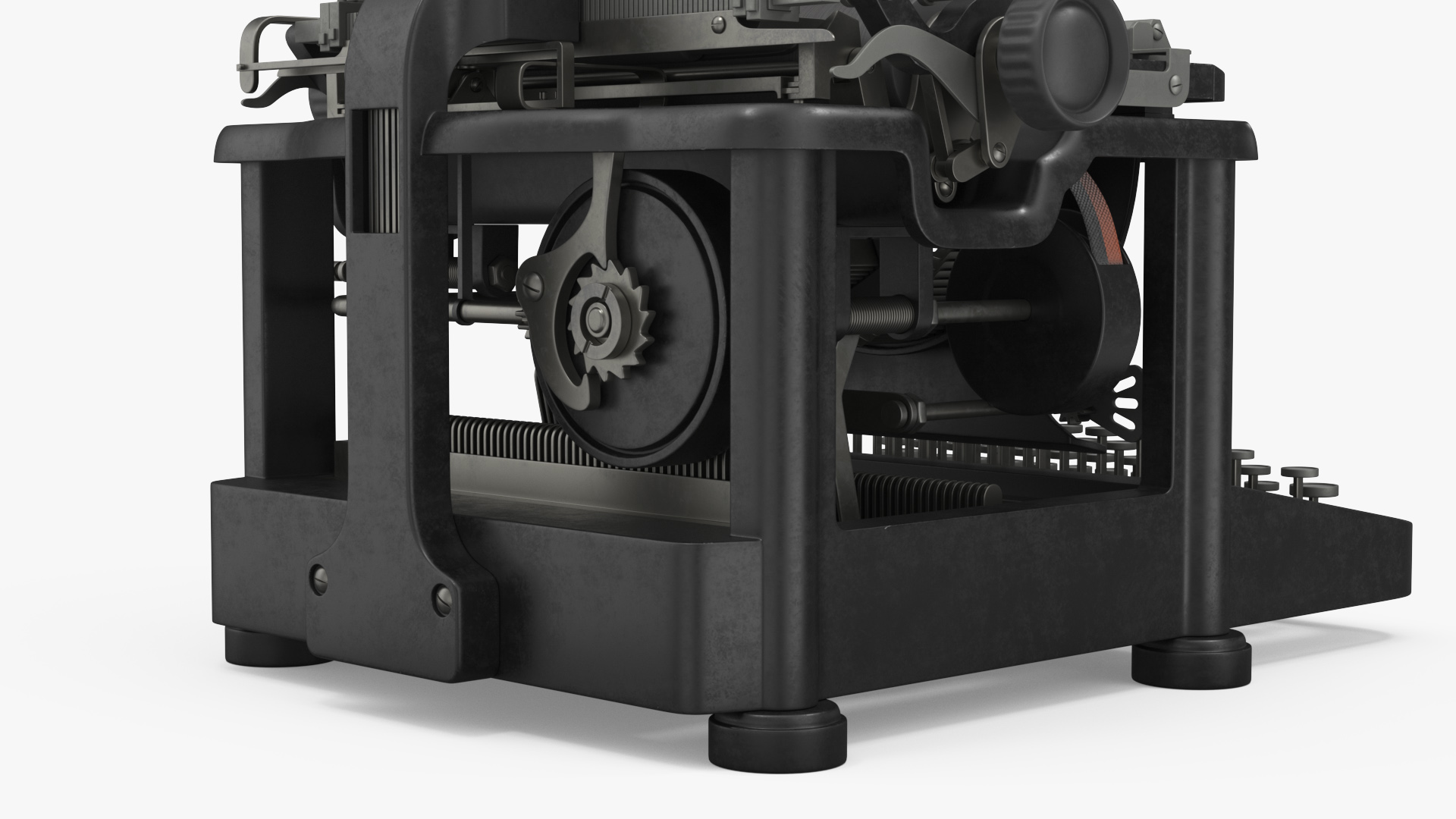 3D Typewriter Remington 10 1923 model