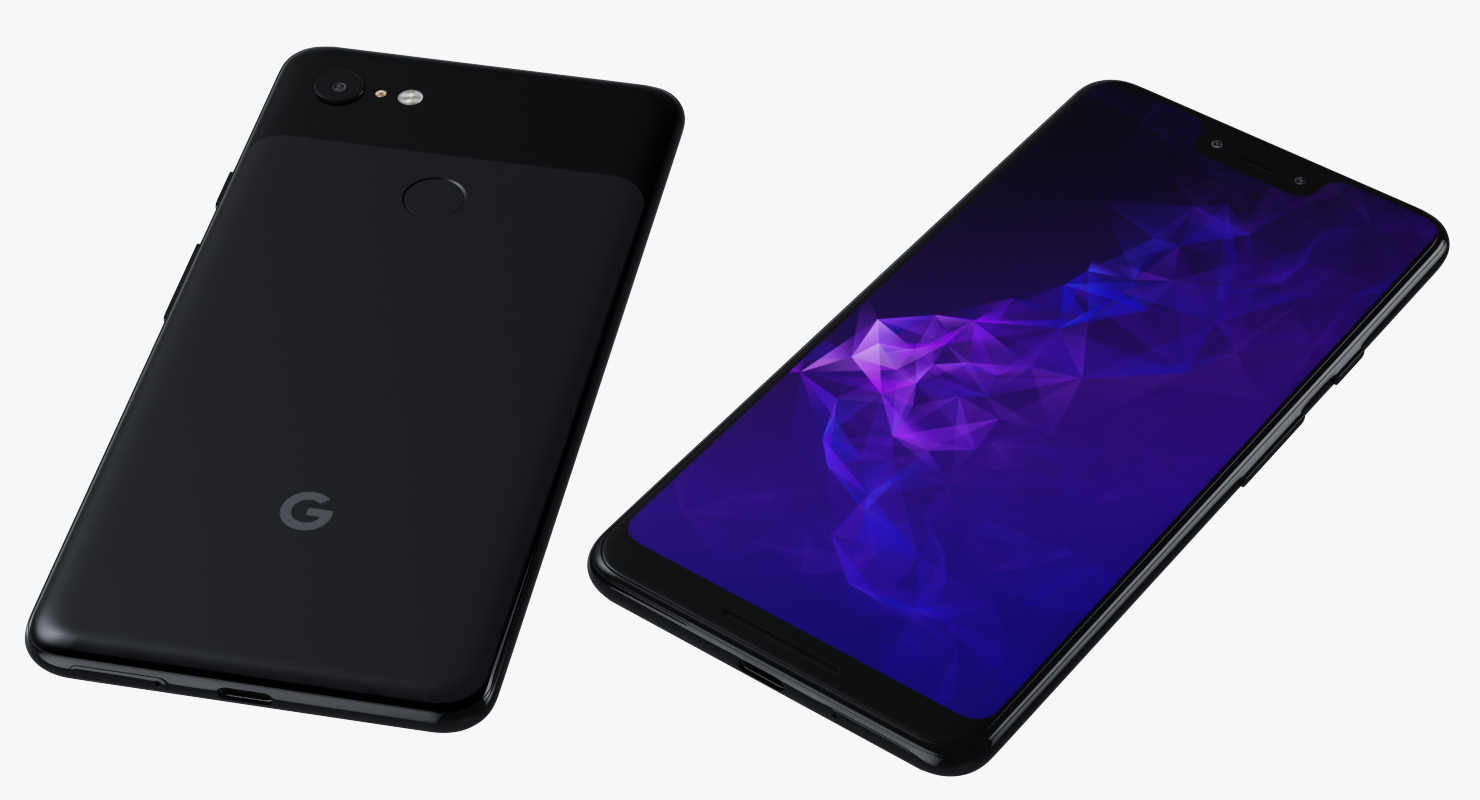 Black Google Pixel 3XL 3D