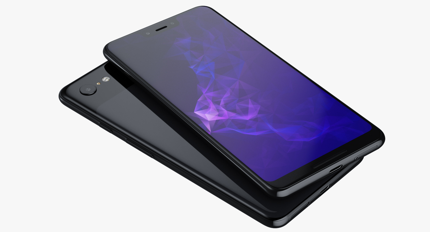Black Google Pixel 3XL 3D