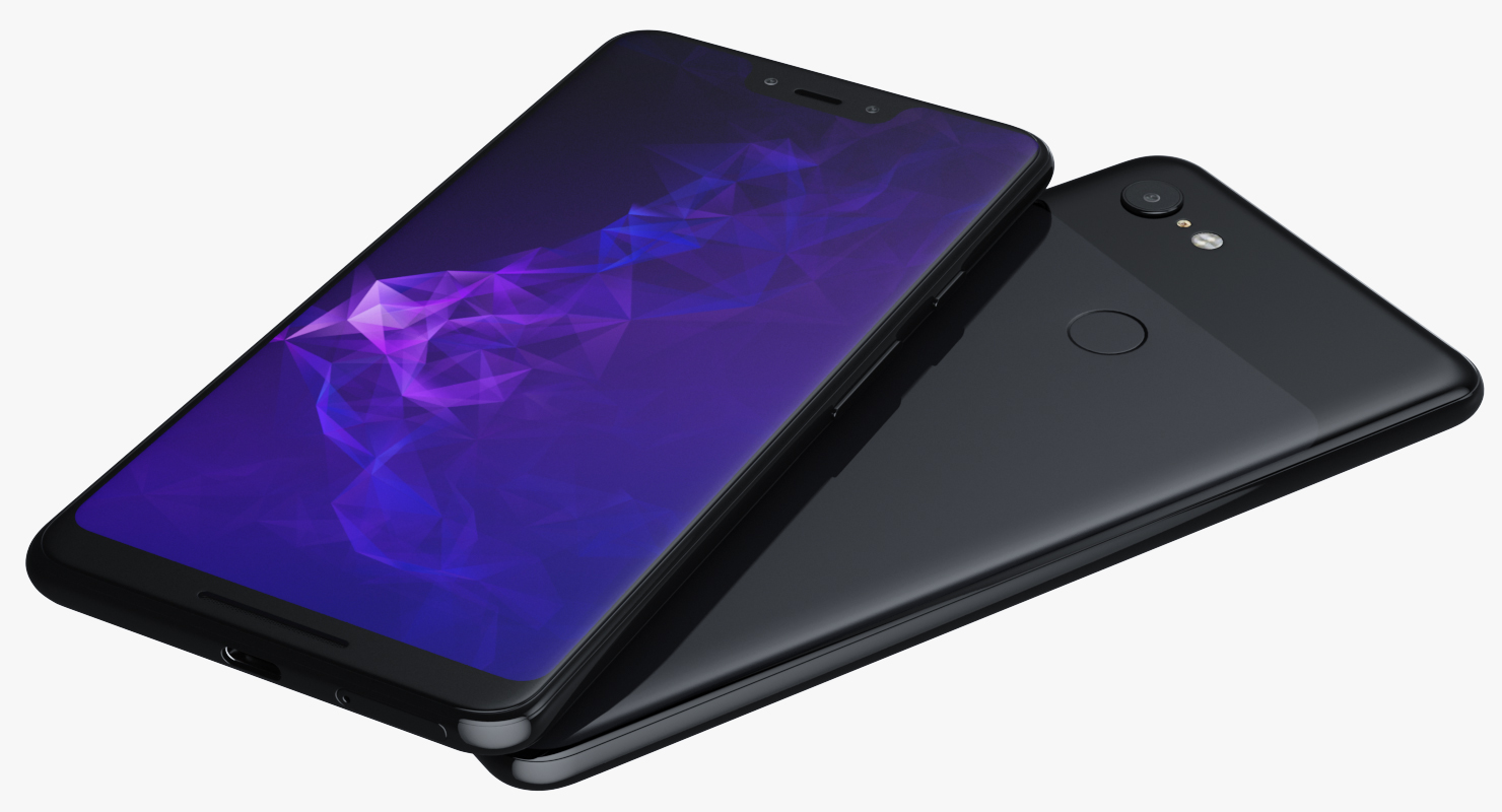 Black Google Pixel 3XL 3D