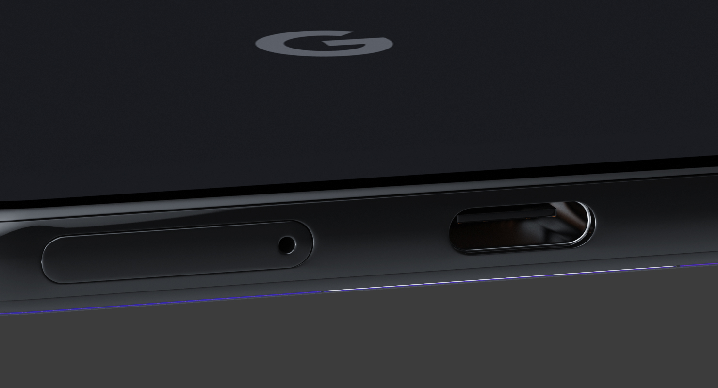 Black Google Pixel 3XL 3D