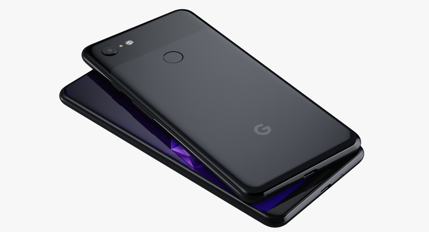 Black Google Pixel 3XL 3D