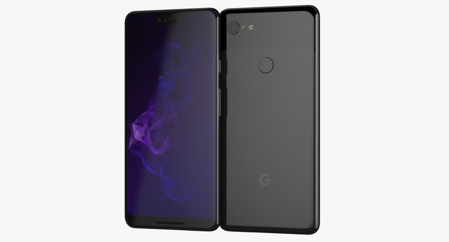 Black Google Pixel 3XL 3D