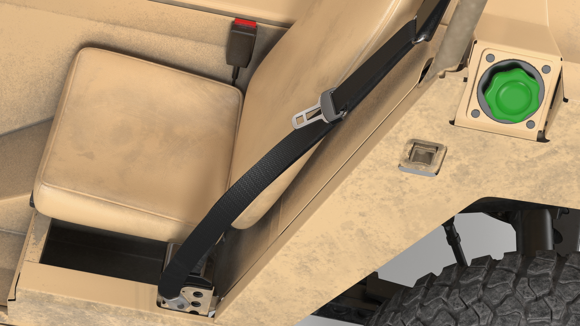 3D Polaris DAGOR A1 Dirt Rigged model
