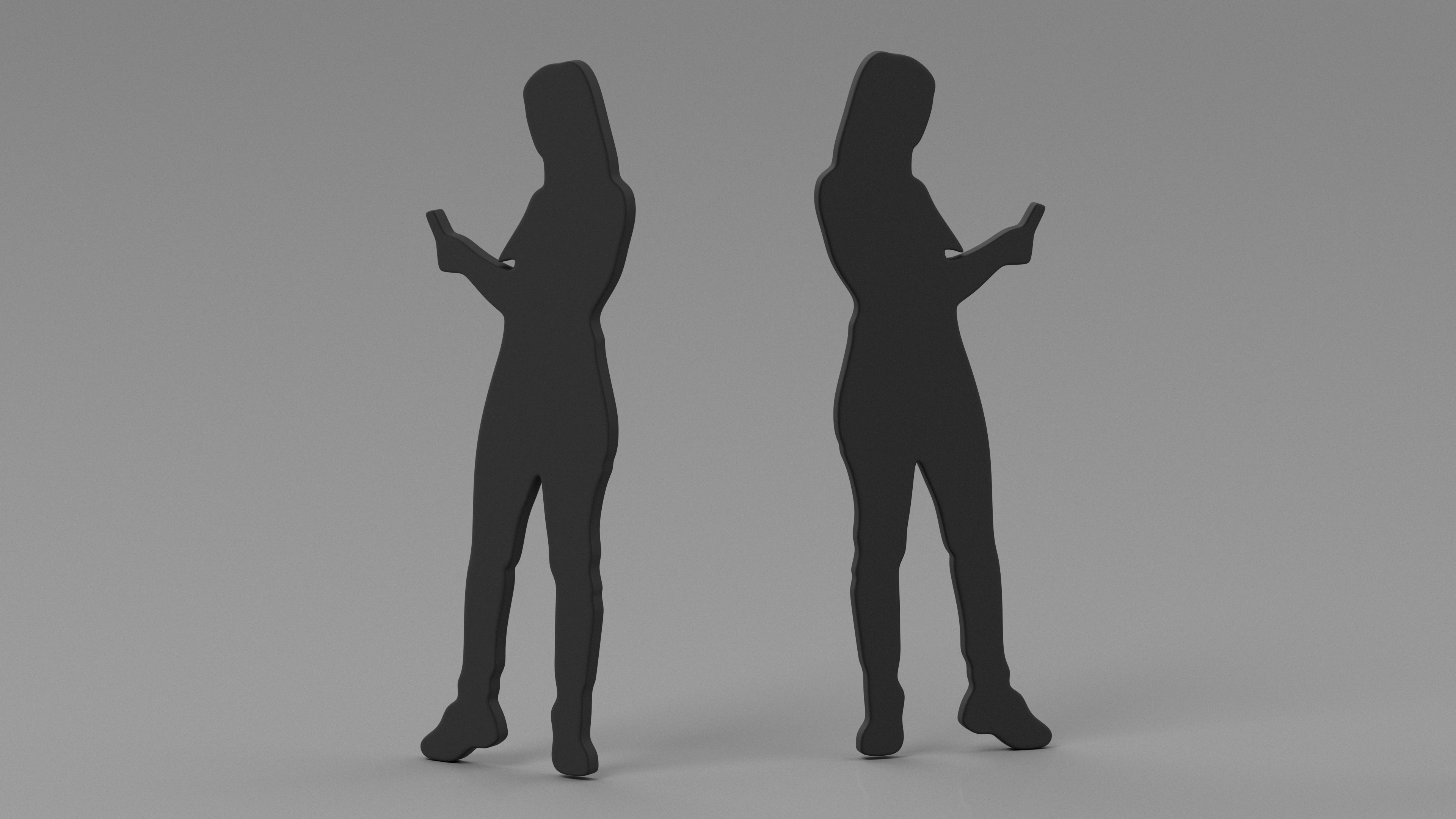 Silhouette People Pack 3D