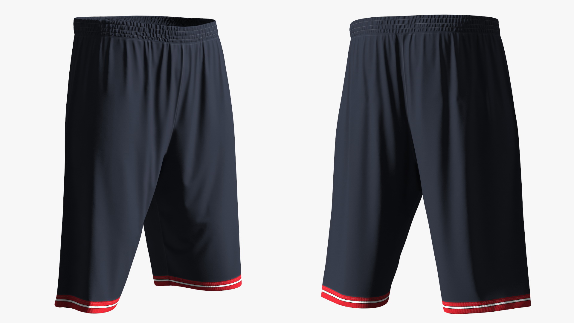 3D model Athletic Shorts with Trim