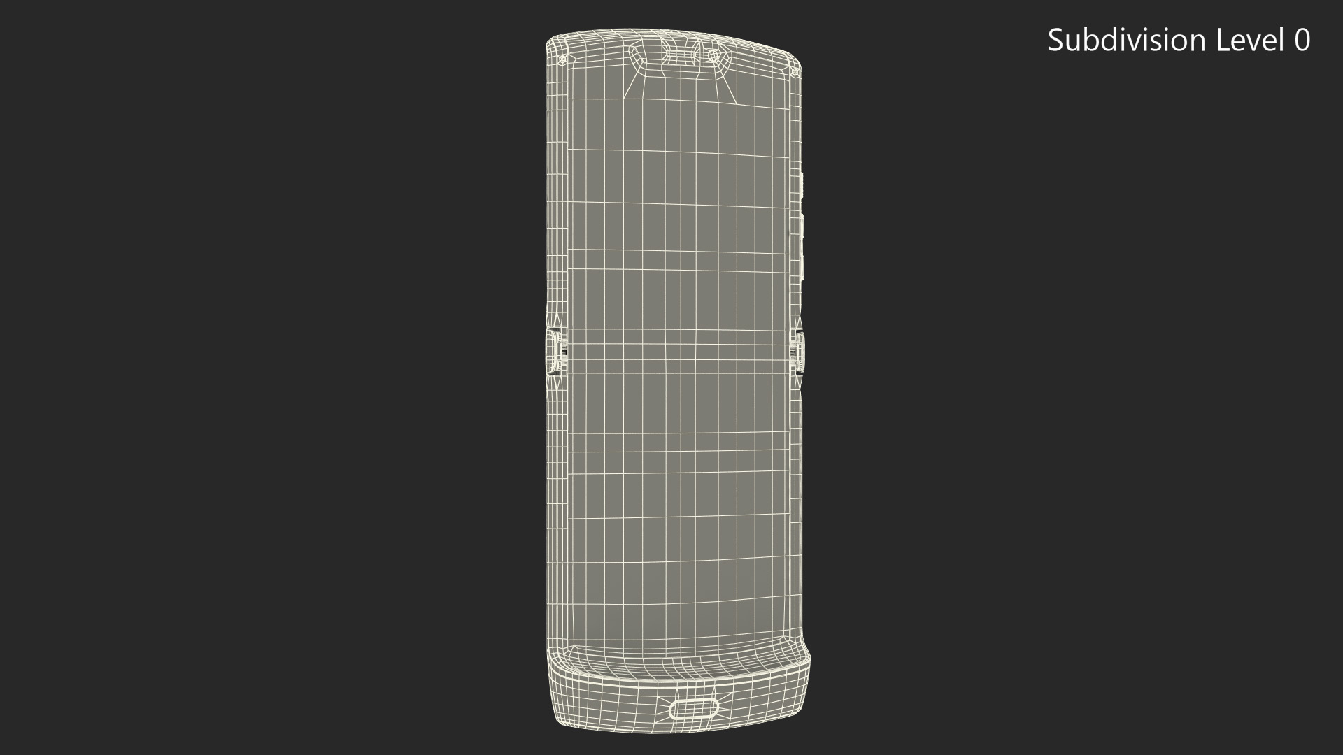 3D Bronze Motorola Razr Flip Phone 2020 Rigged model
