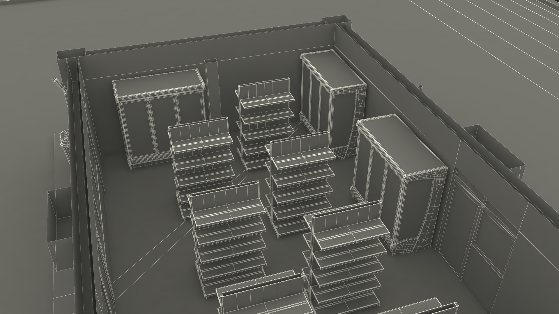 3D Shell Gas Station Small model