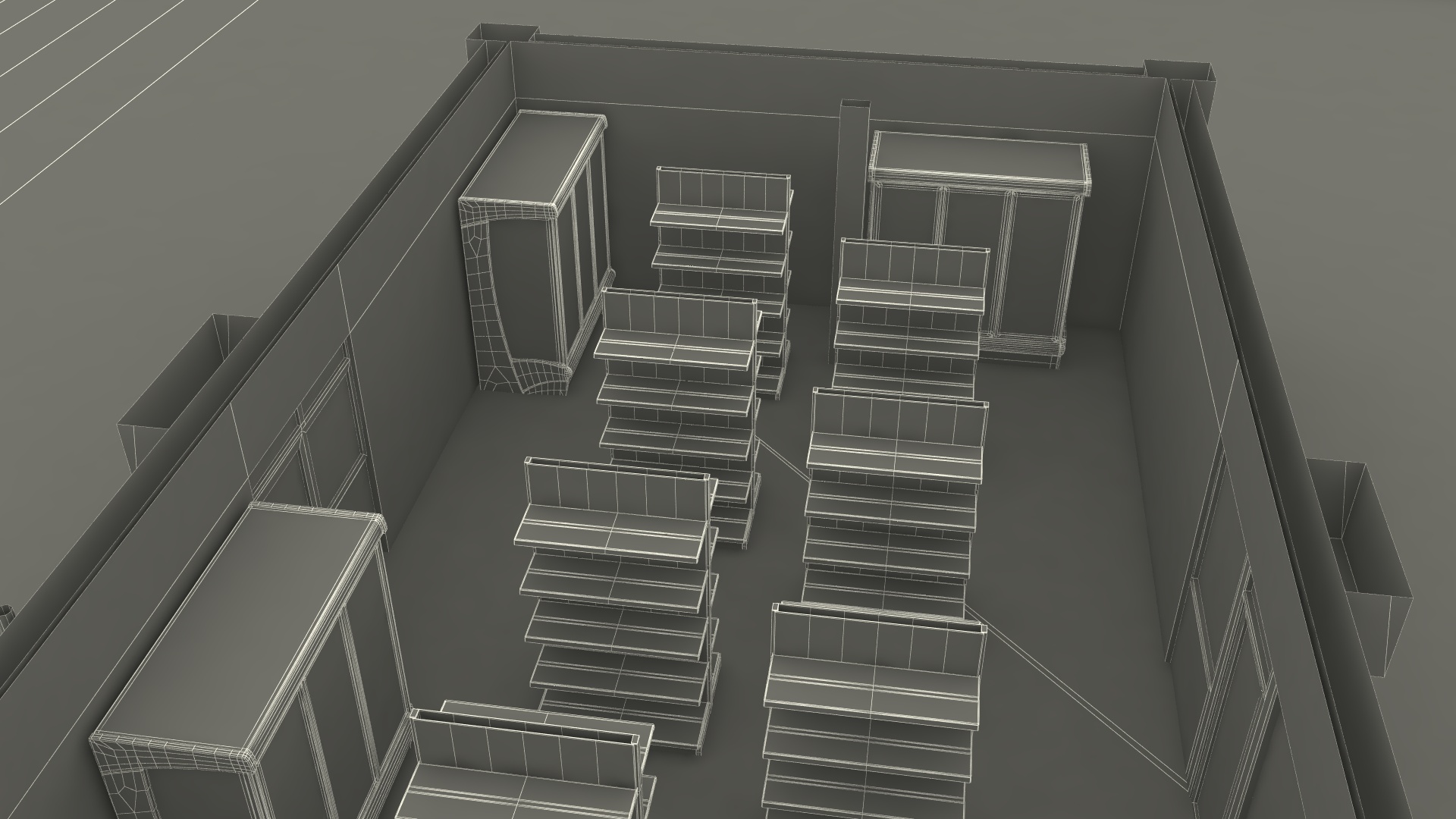 3D Shell Gas Station Small model