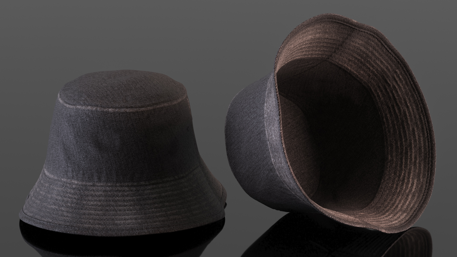 3D Jeans Bucket Hat