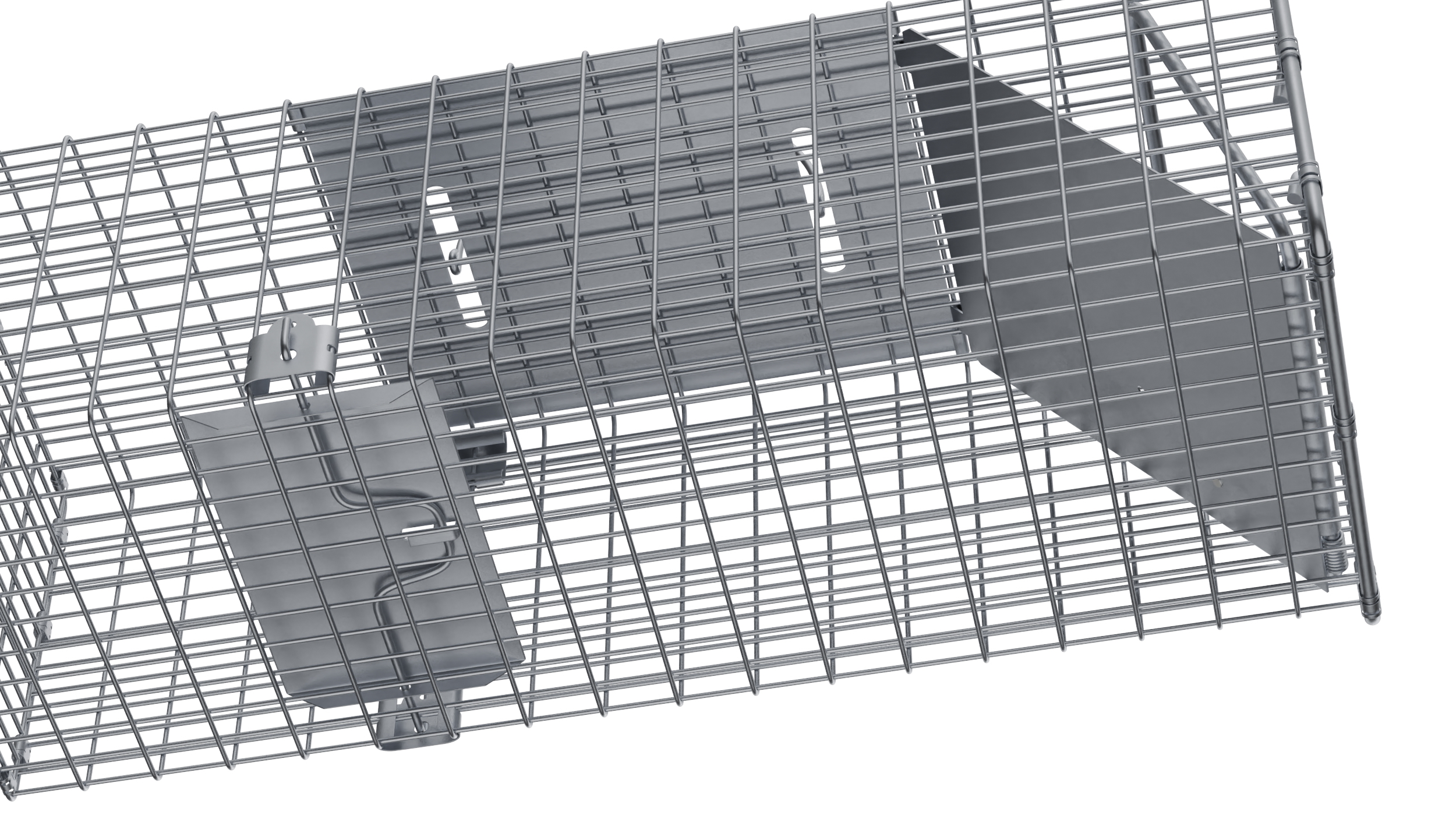 3D Professional Animal Cage Trap One Door model