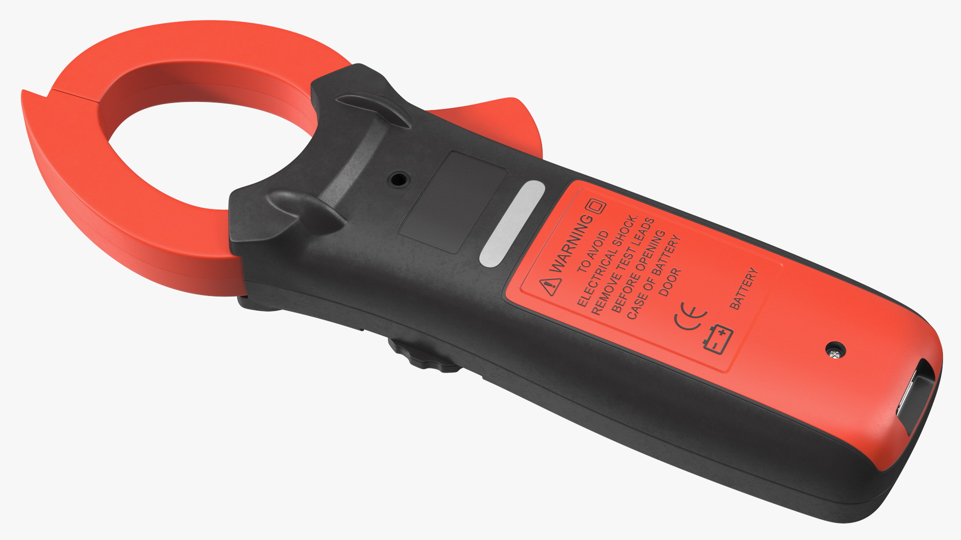 Clamp Digital Wattmeter Black 3D model
