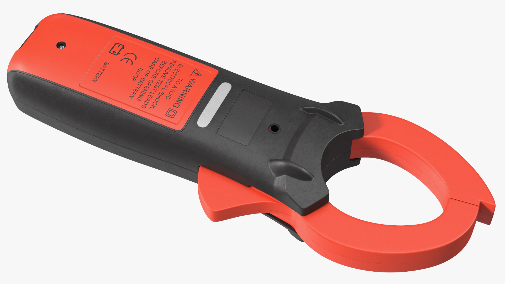 Clamp Digital Wattmeter Black 3D model