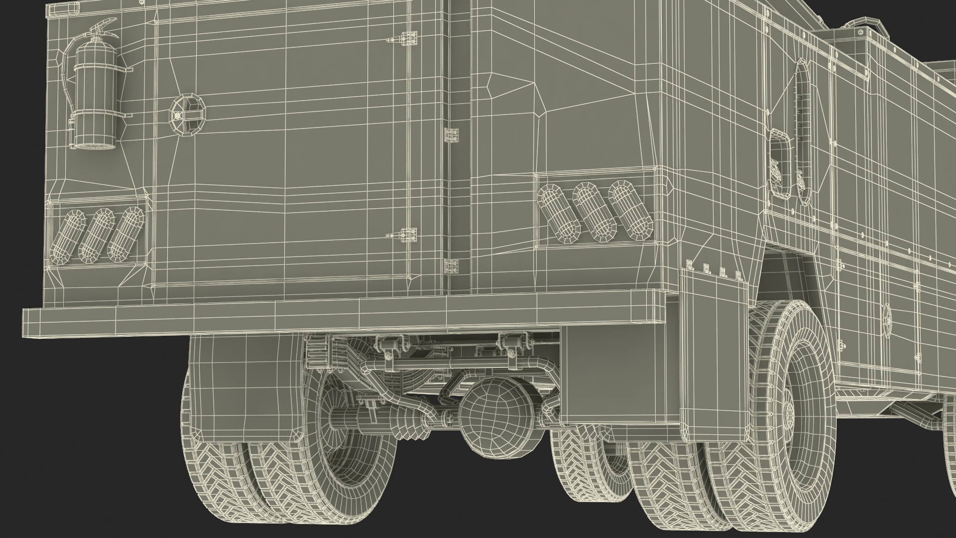 Aircraft Deicing Vehicle 3D model