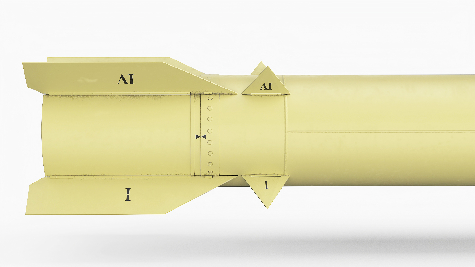 3D Fateh-110 Military Missile