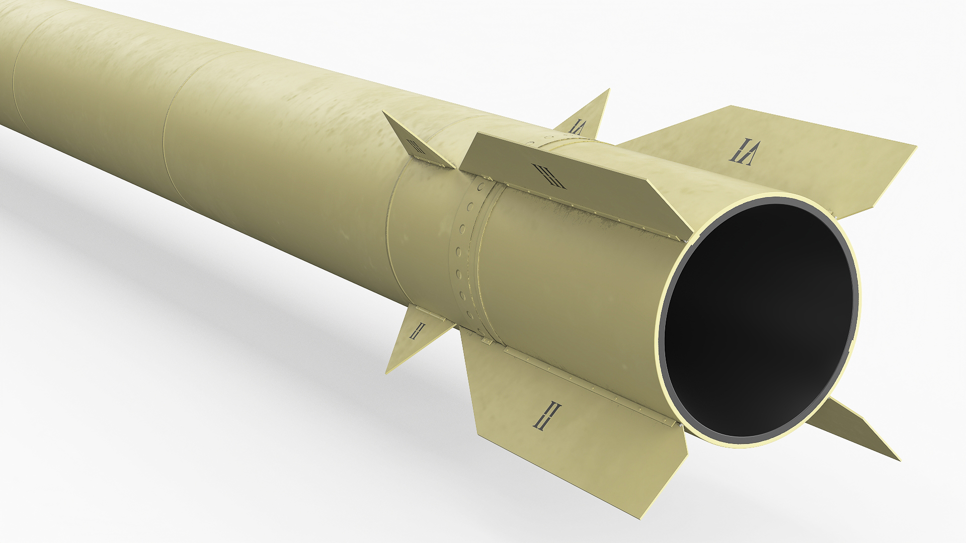 3D Fateh-110 Military Missile