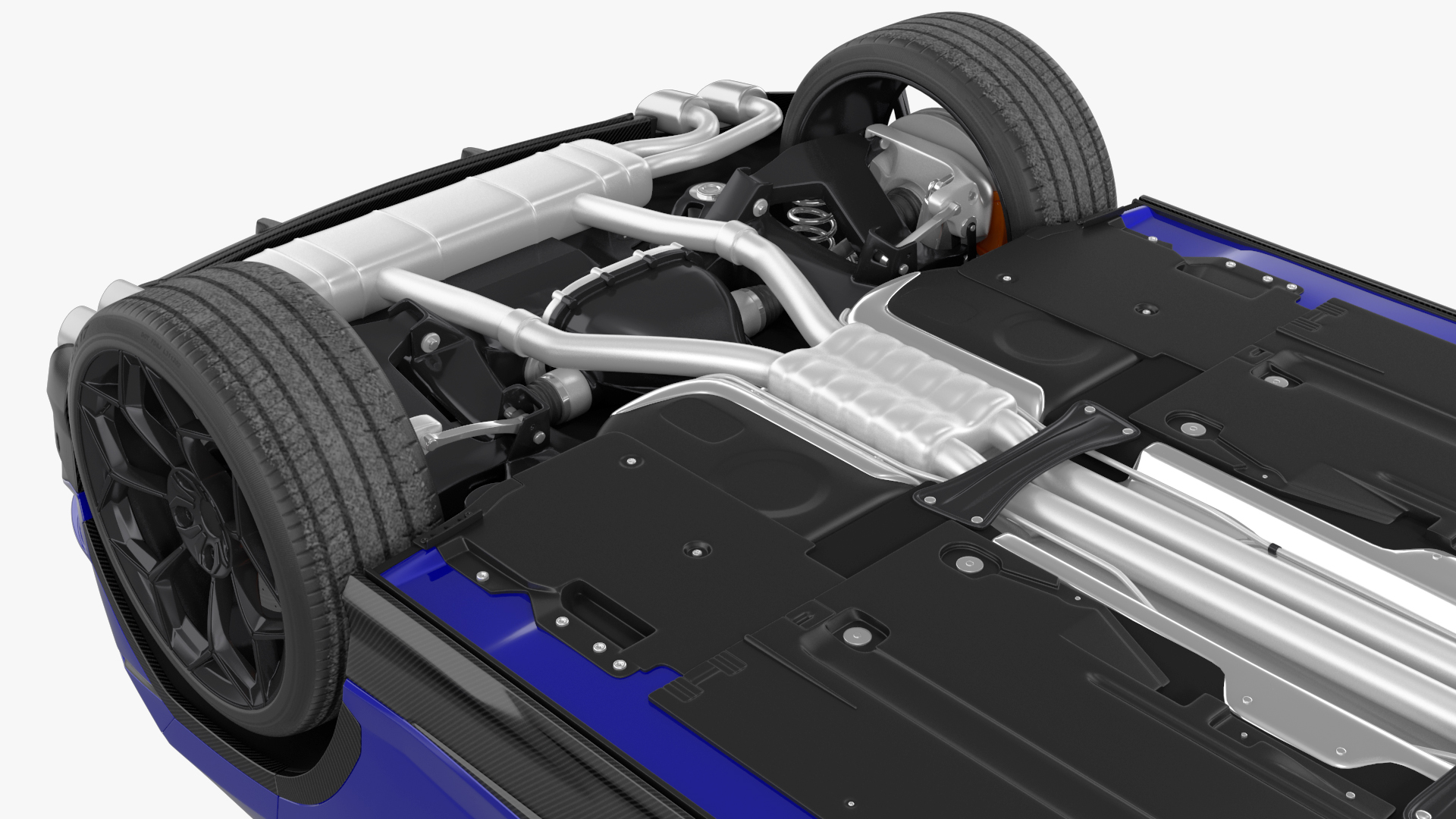 3D Super Luxury SUV Lights ON Rigged model