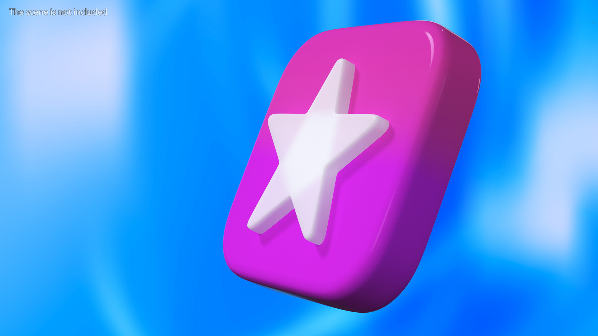 3D iPhone iOS iTunes Store Icon model