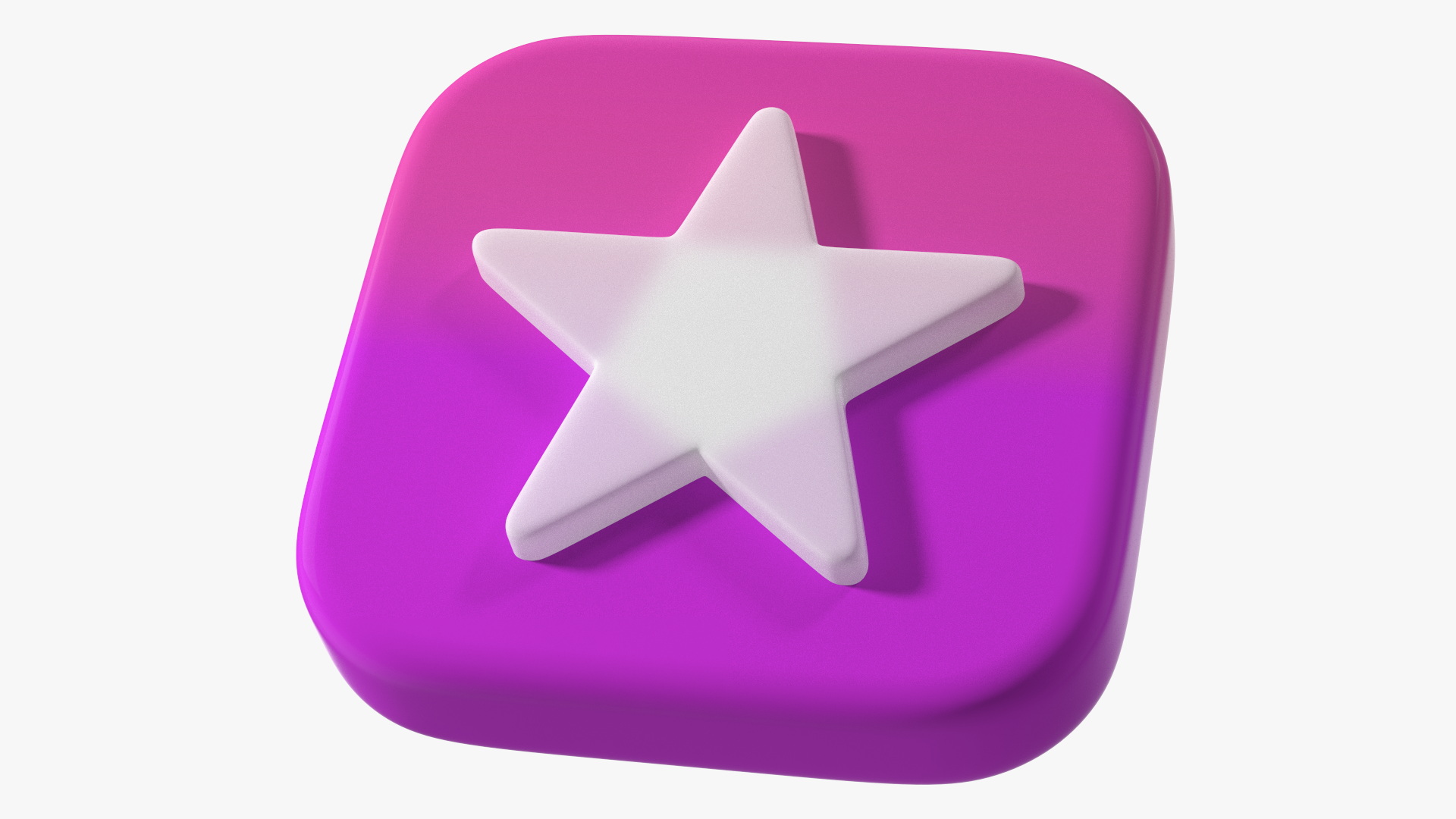 3D iPhone iOS iTunes Store Icon model