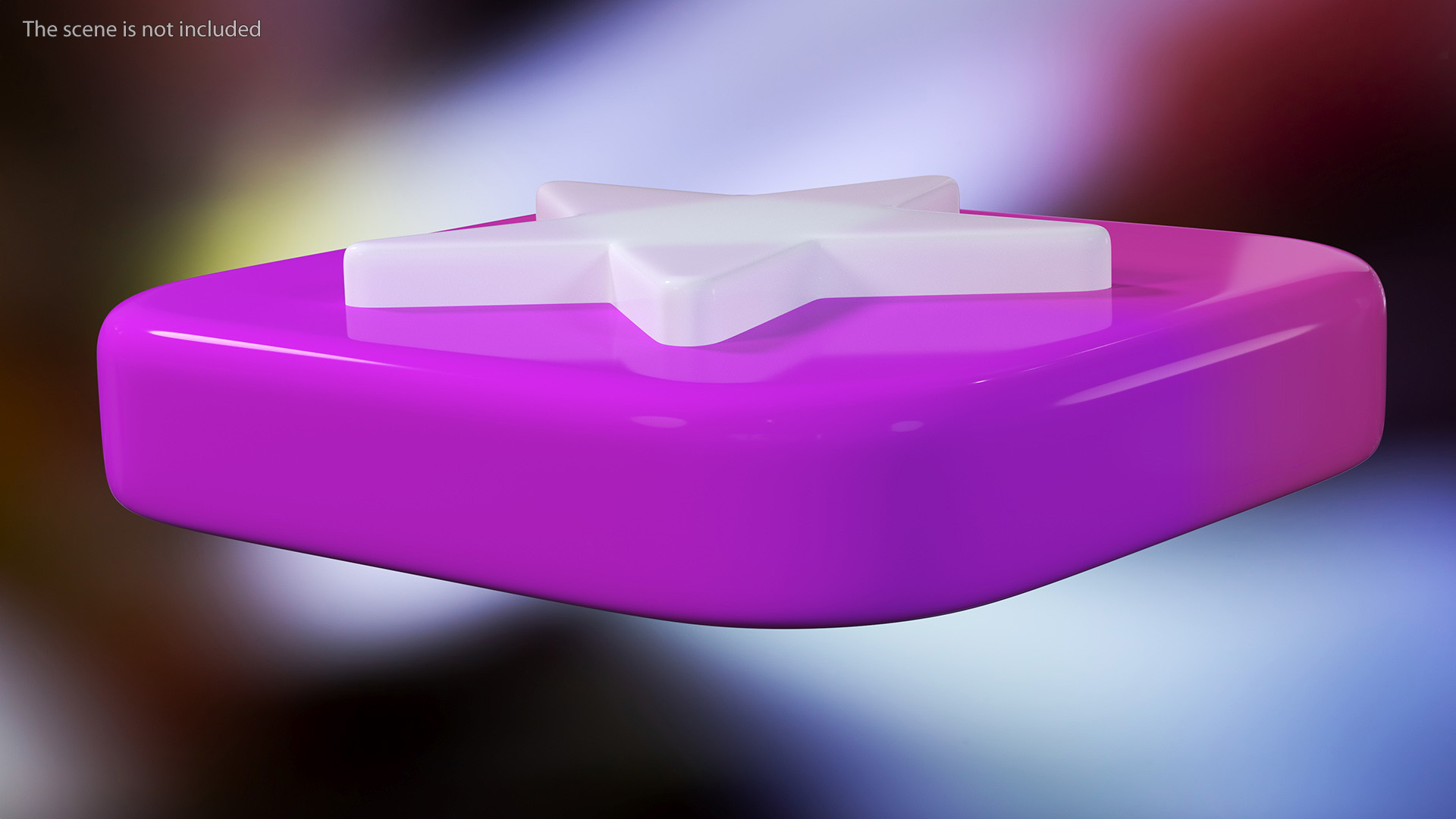 3D iPhone iOS iTunes Store Icon model
