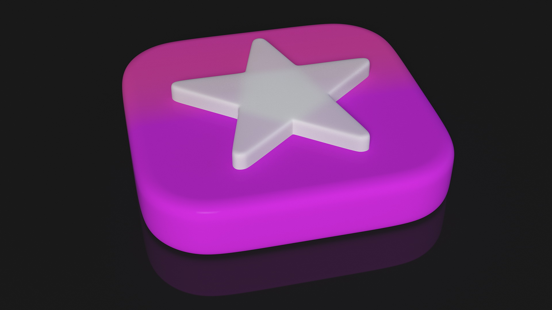 3D iPhone iOS iTunes Store Icon model