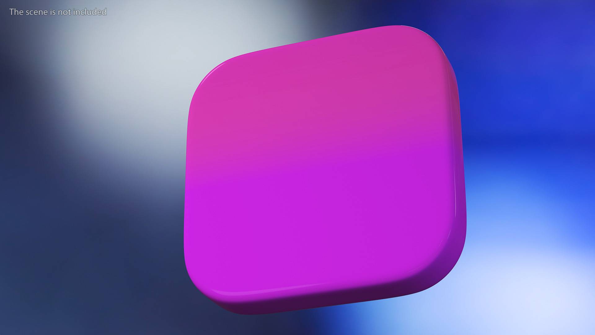 3D iPhone iOS iTunes Store Icon model