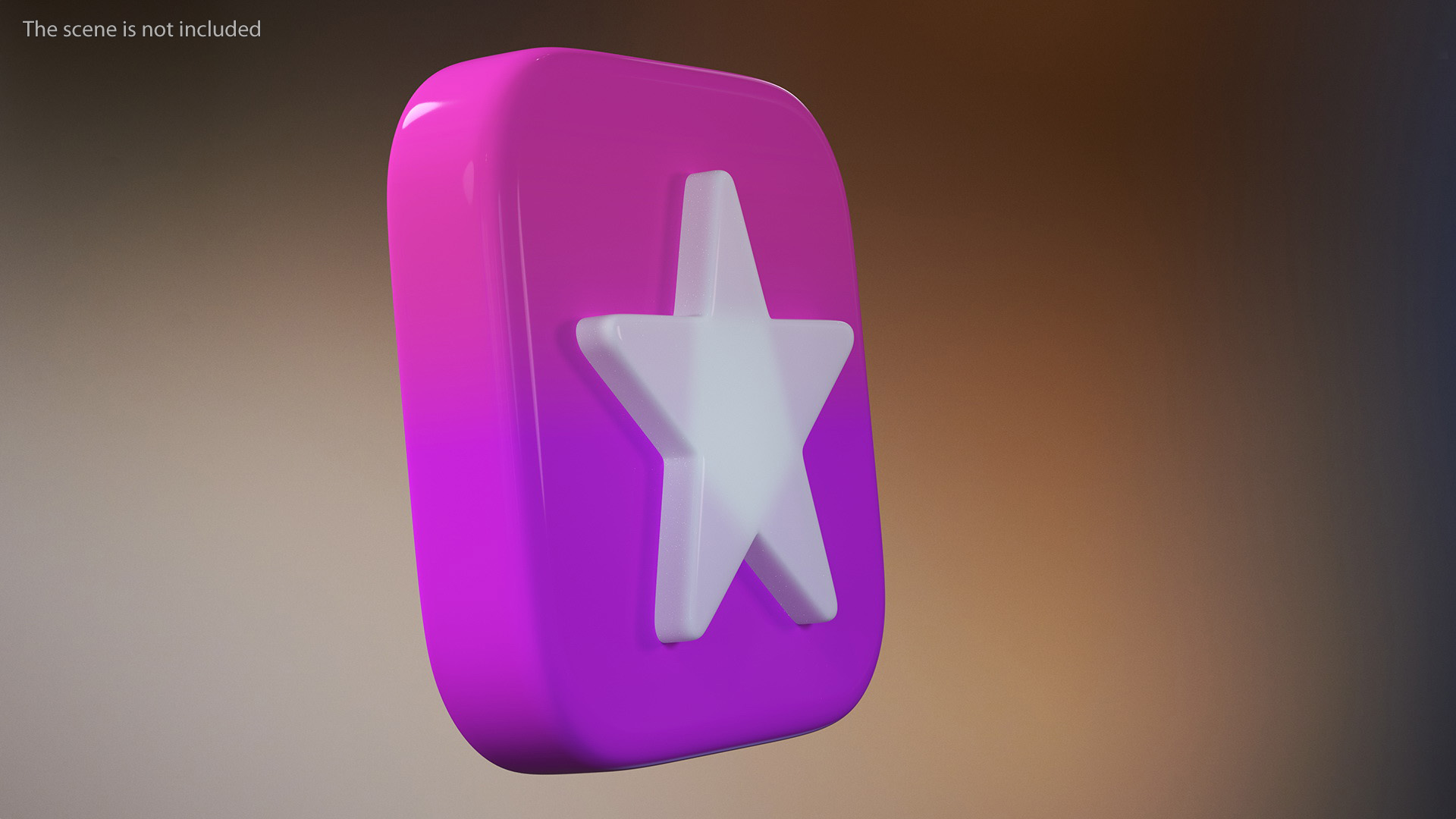 3D iPhone iOS iTunes Store Icon model
