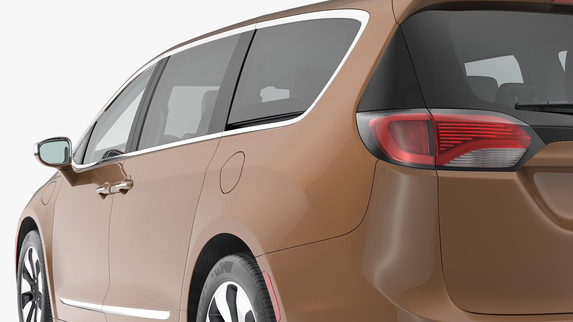 3D Family Minivan Rigged