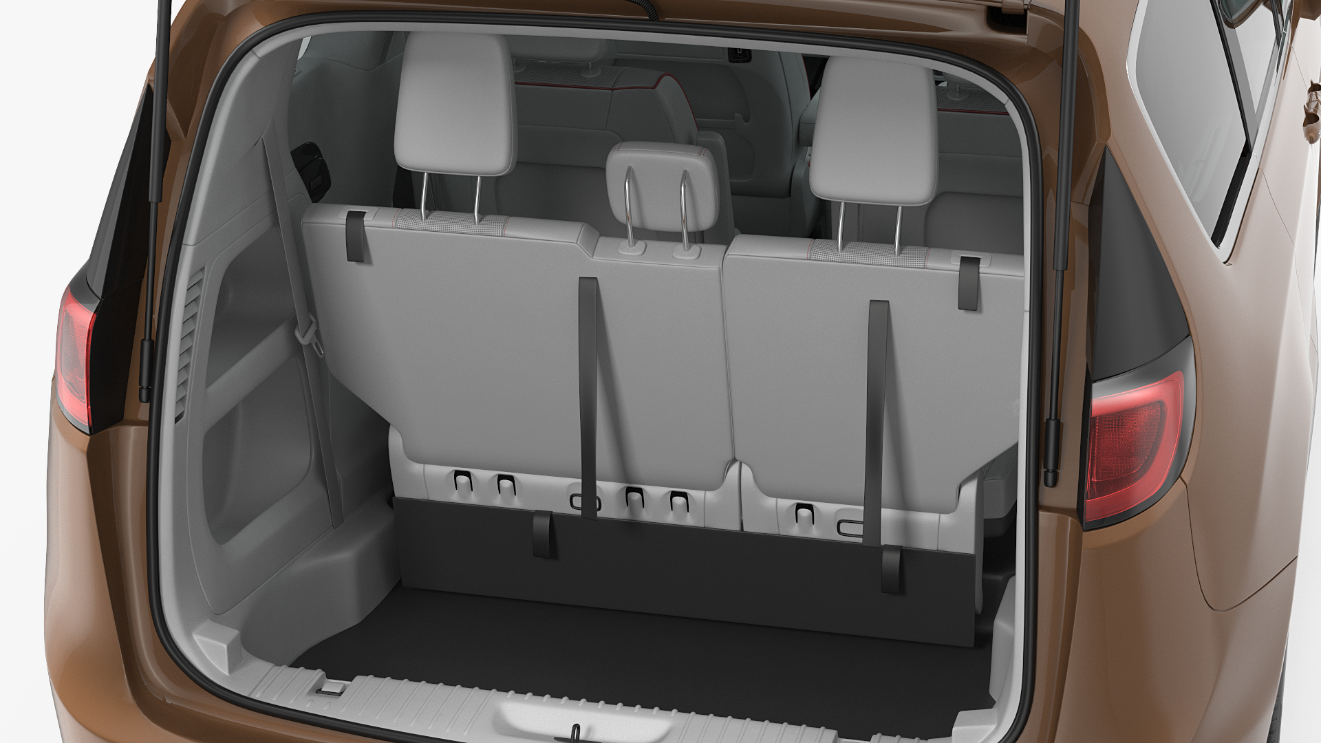 3D Family Minivan Rigged