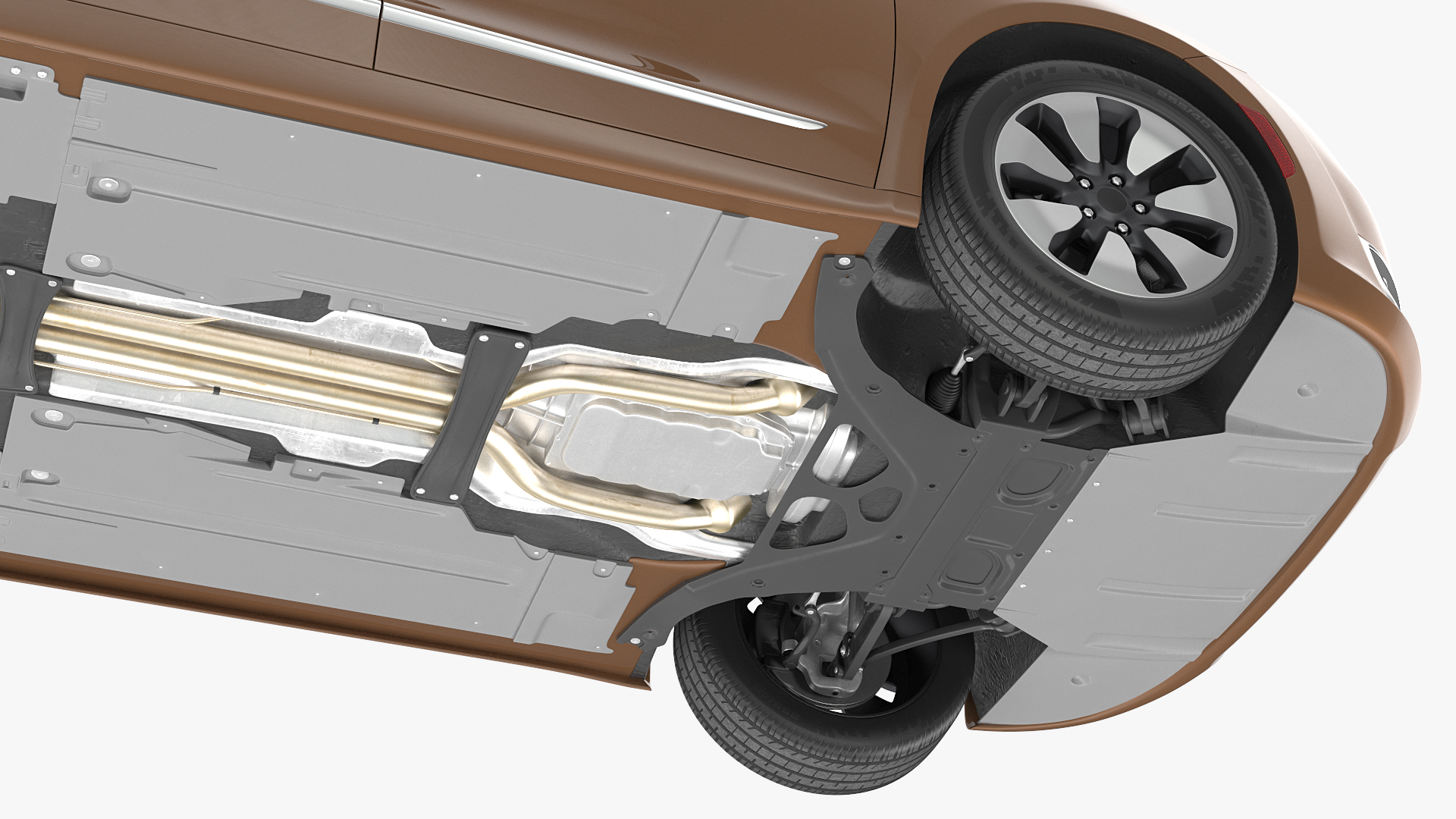 3D Family Minivan Rigged
