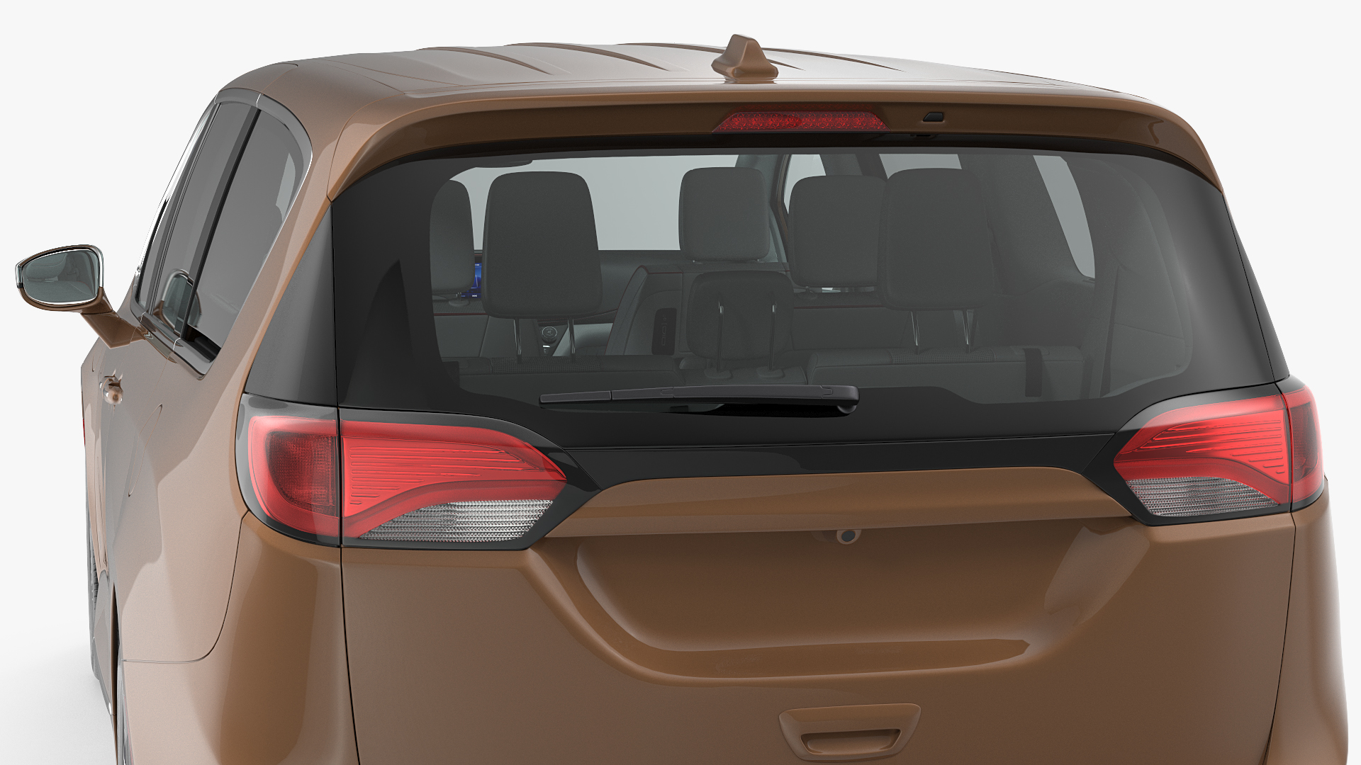3D Family Minivan Rigged