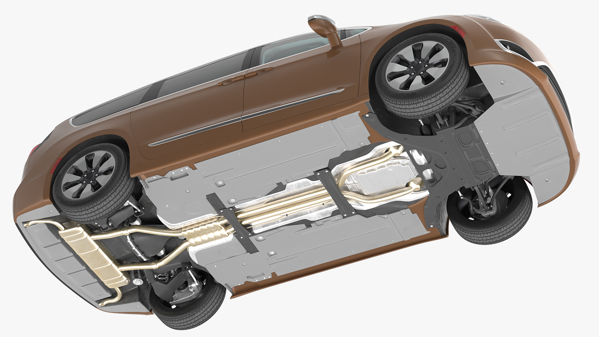 3D Family Minivan Rigged