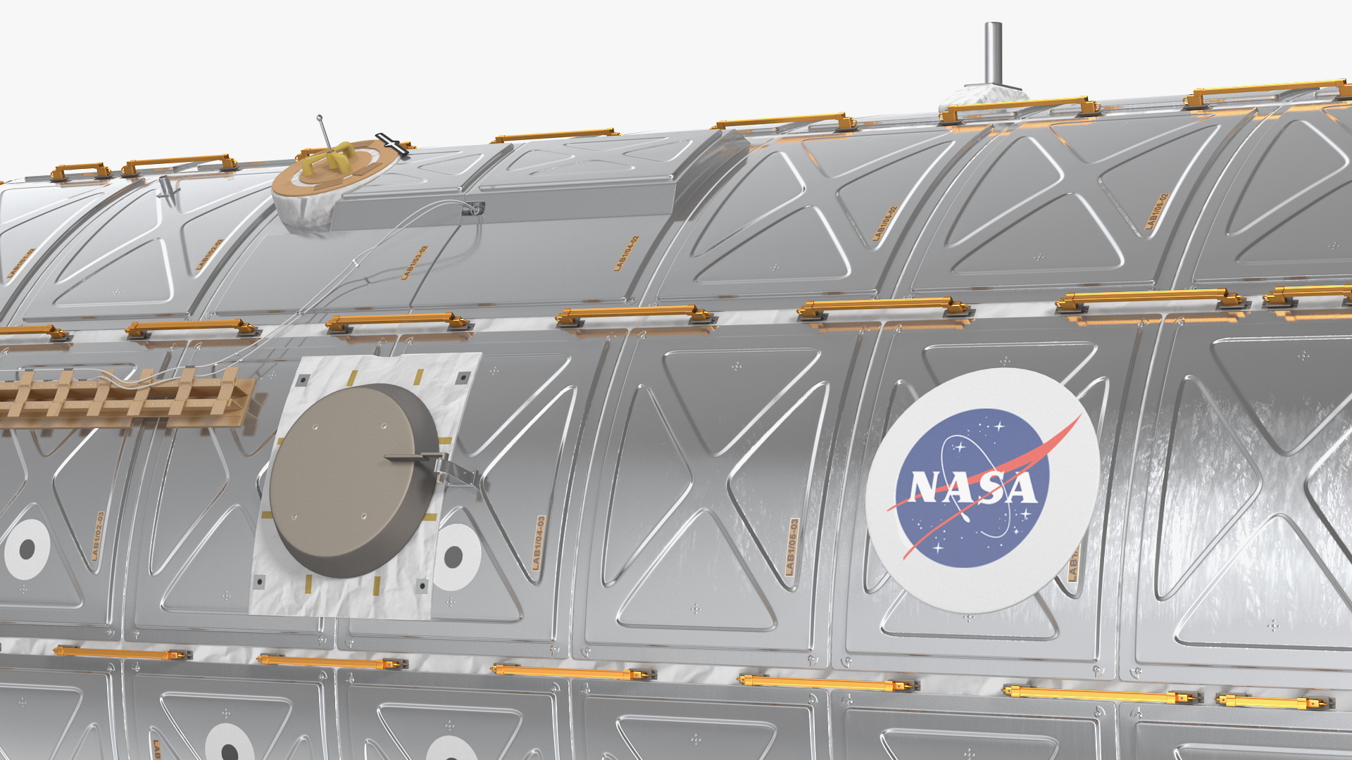3D ISS Module Destiny model