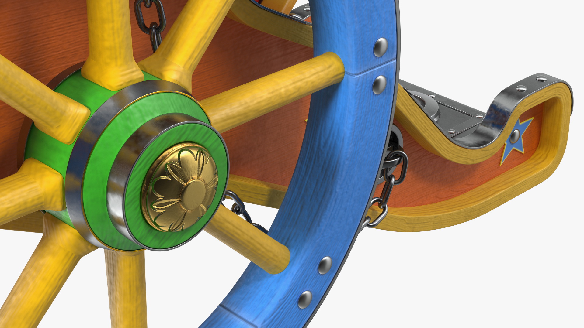 3D Circus Cannon model