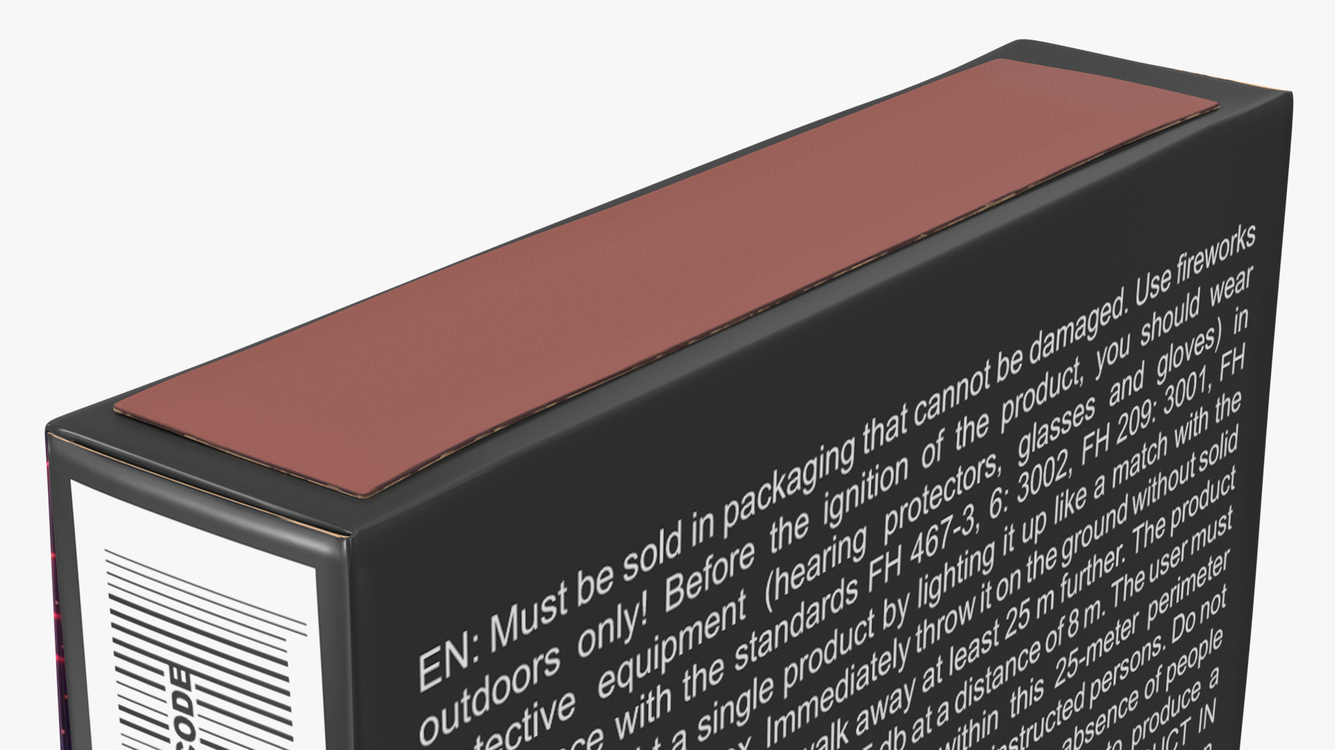 3D Firecrackers Box Mockup model