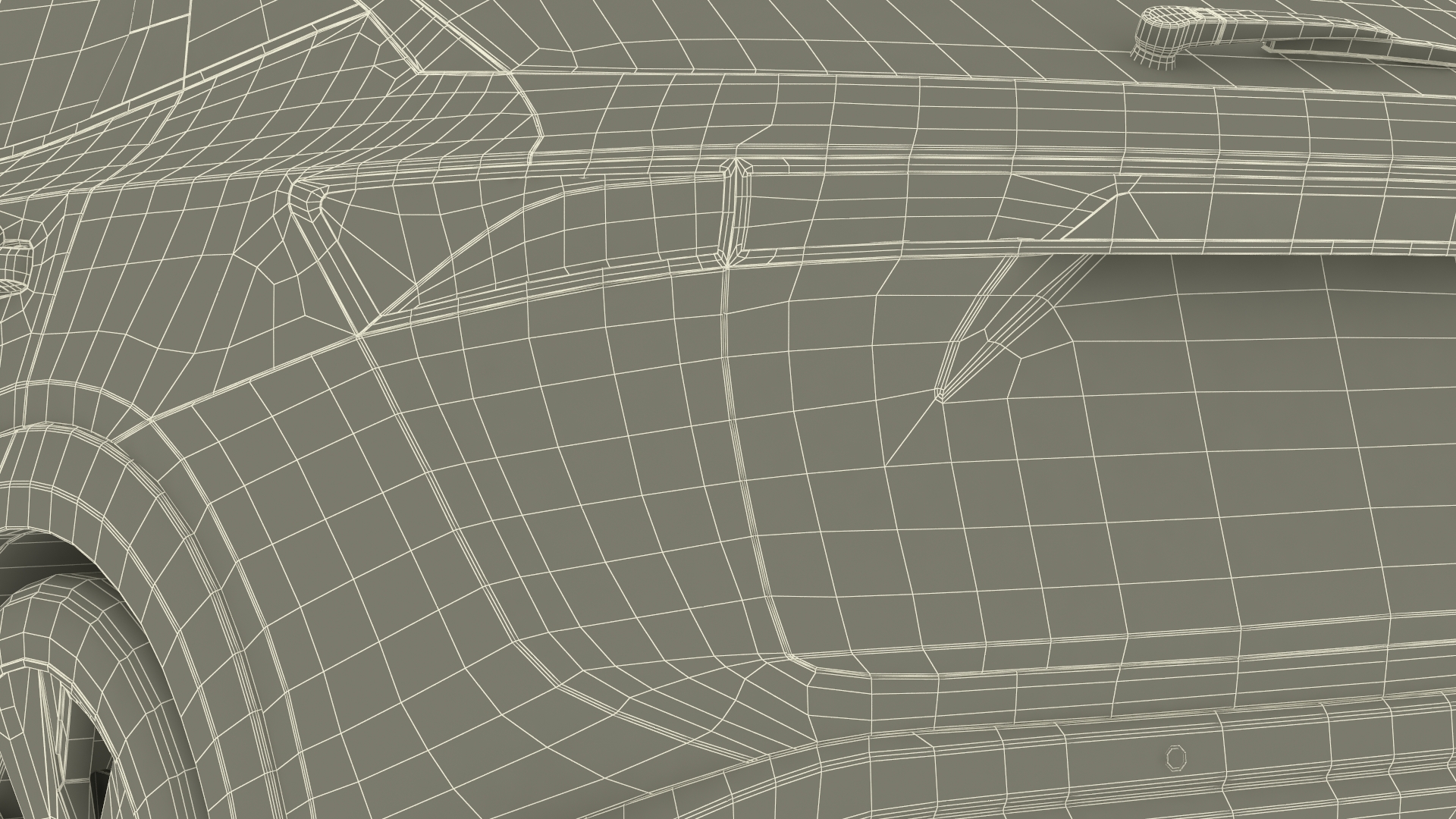 3D Modern Electric SUV Black Rigged for Maya
