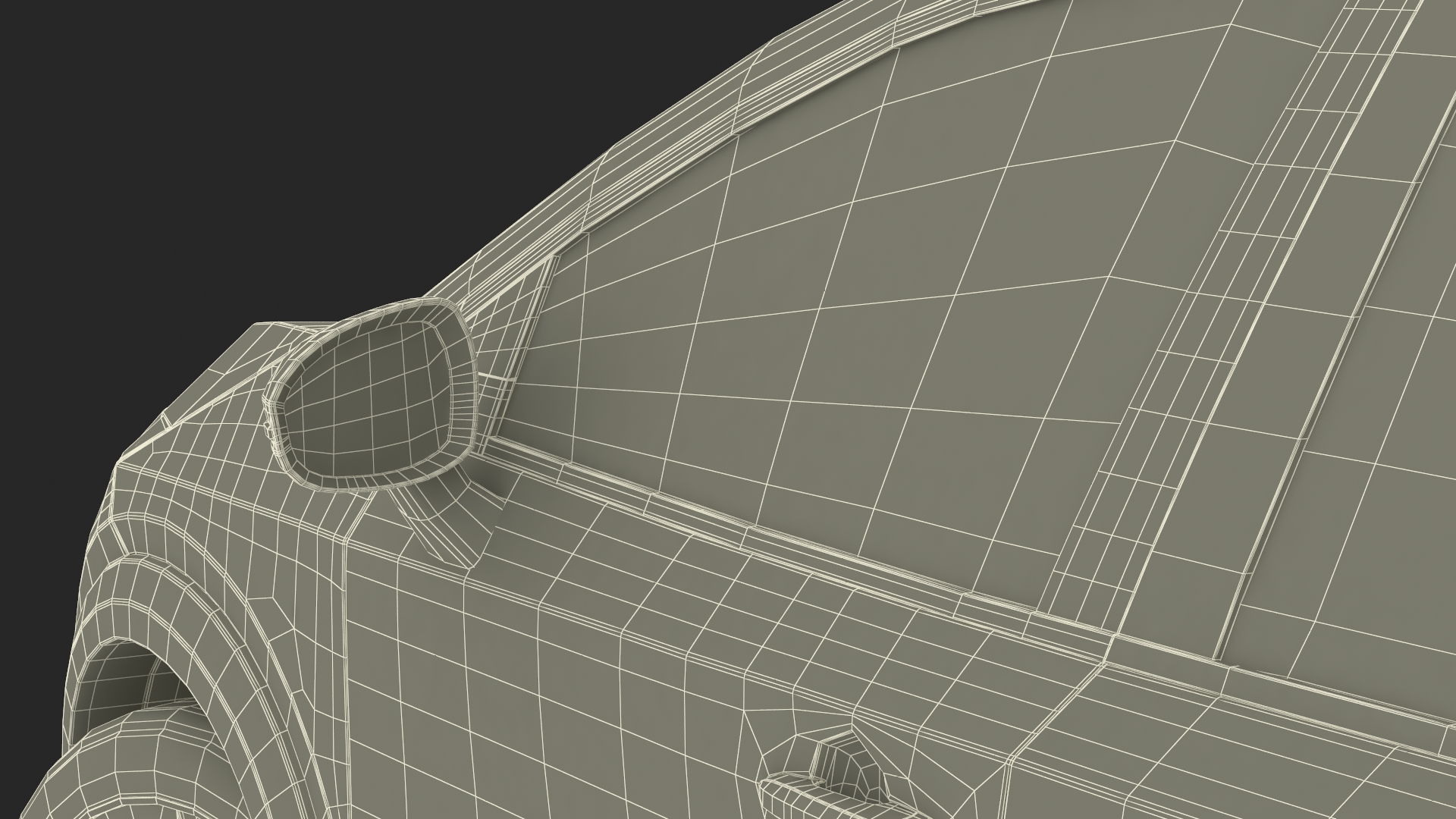3D Modern Electric SUV Black Rigged for Maya
