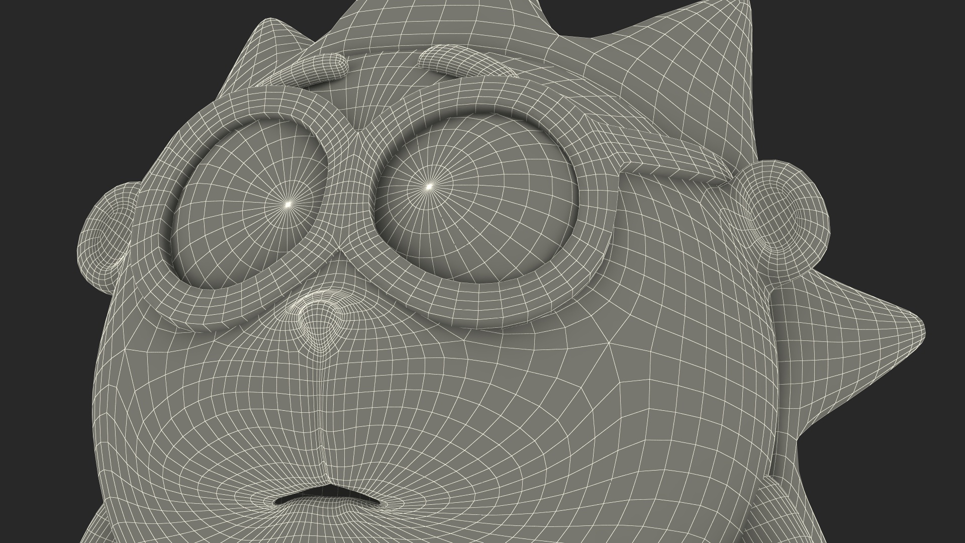 Cartoon Character Chiko Sad Pose 3D