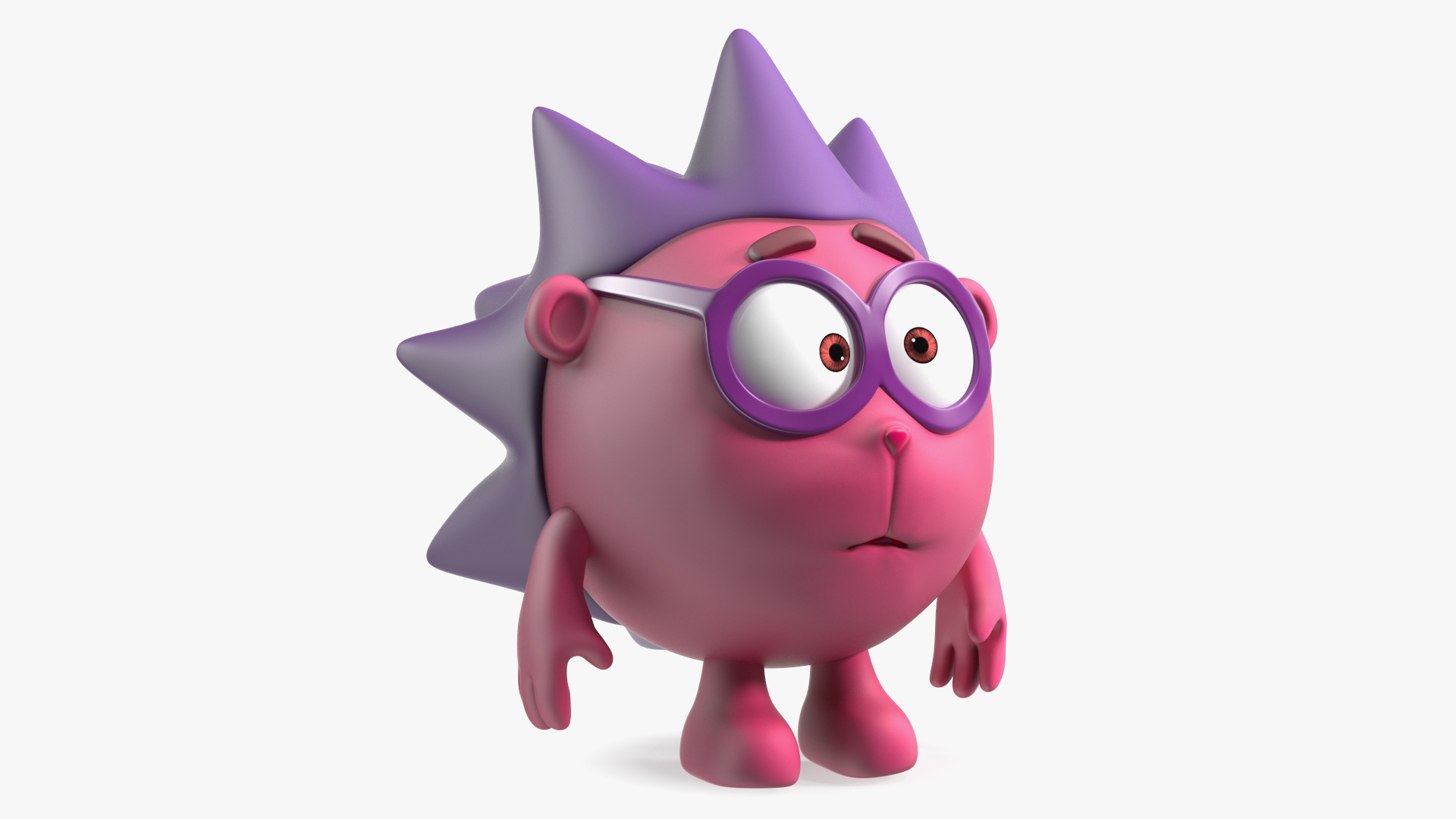 Cartoon Character Chiko Sad Pose 3D