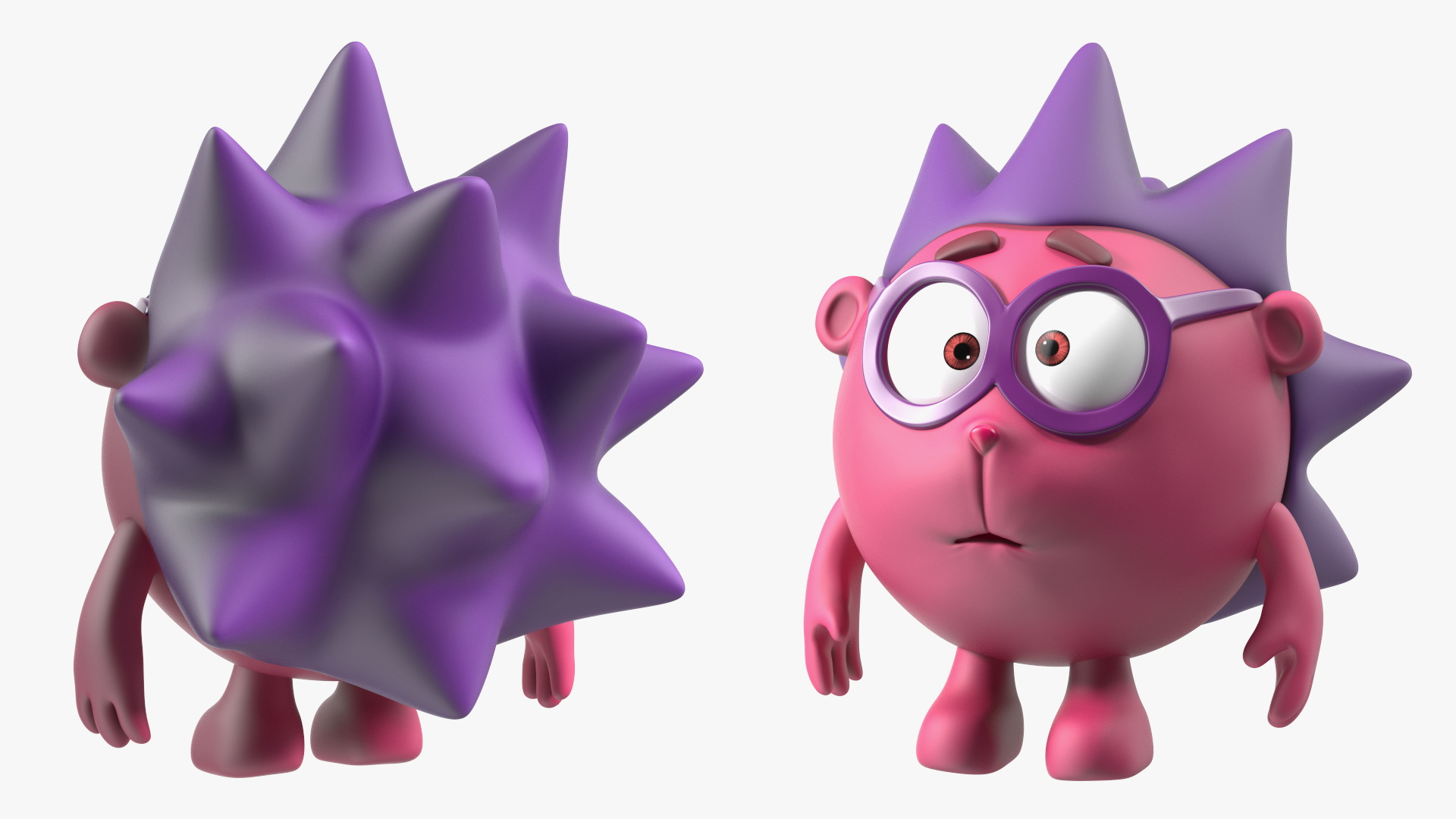 Cartoon Character Chiko Sad Pose 3D