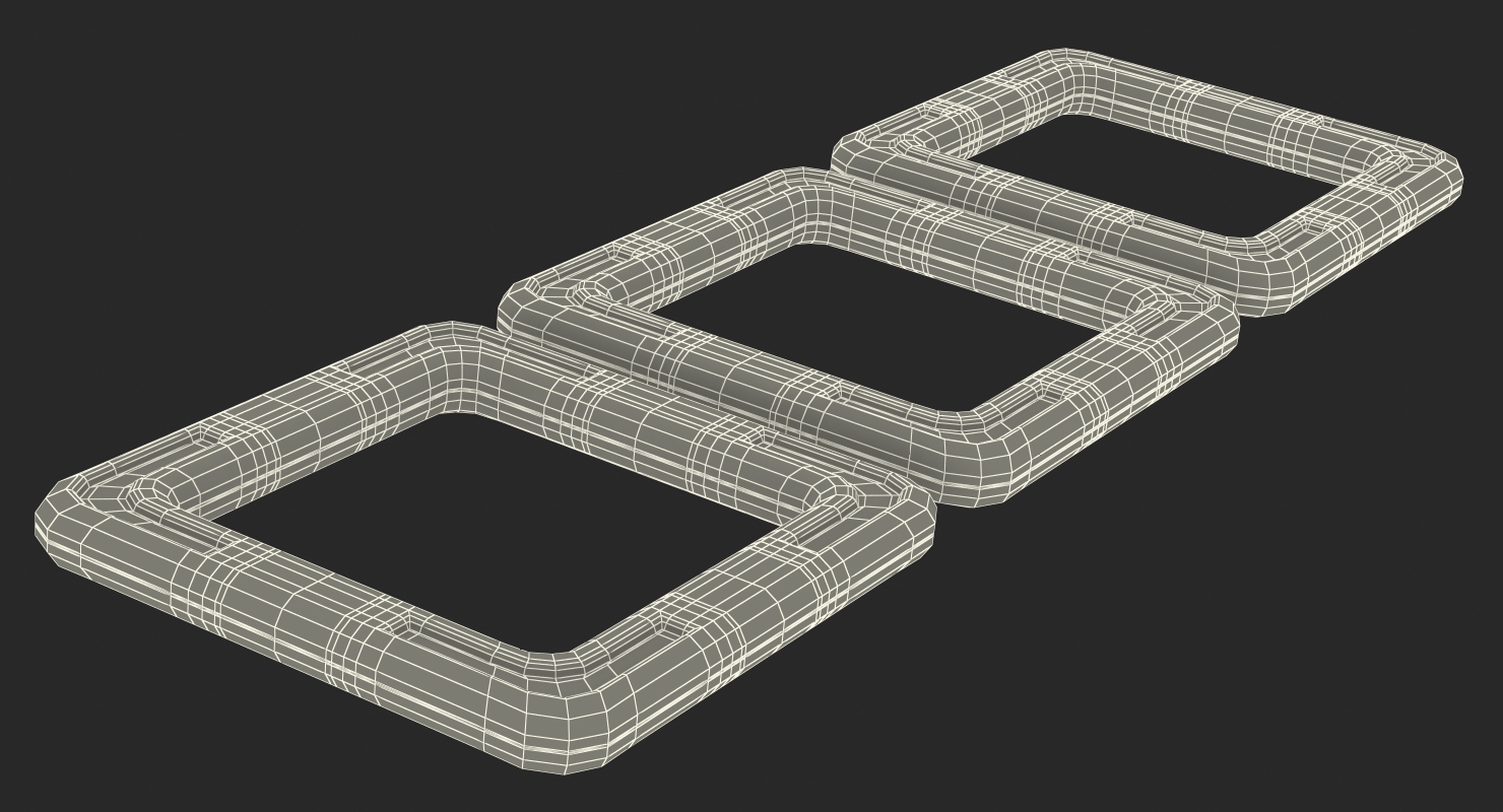 3D Magnetic Designer Colored Rectangles