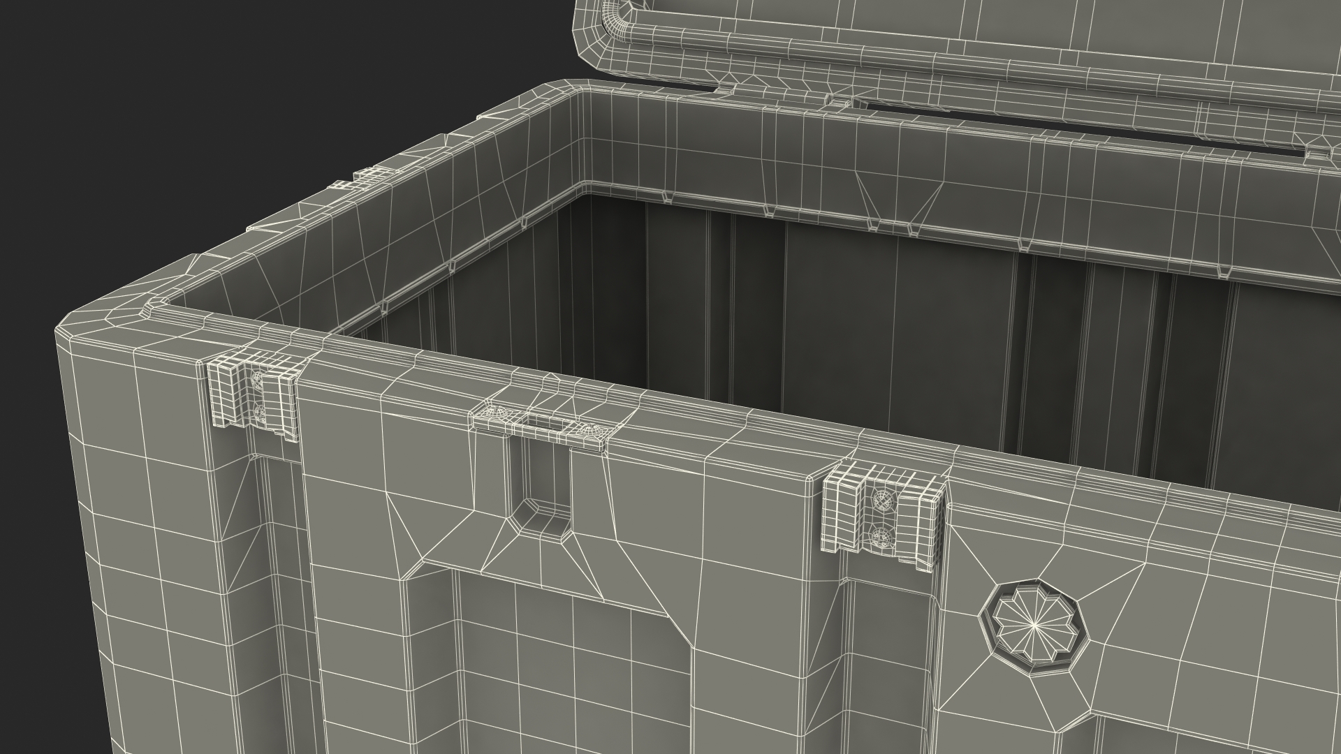 3D Plastic Military Box Large