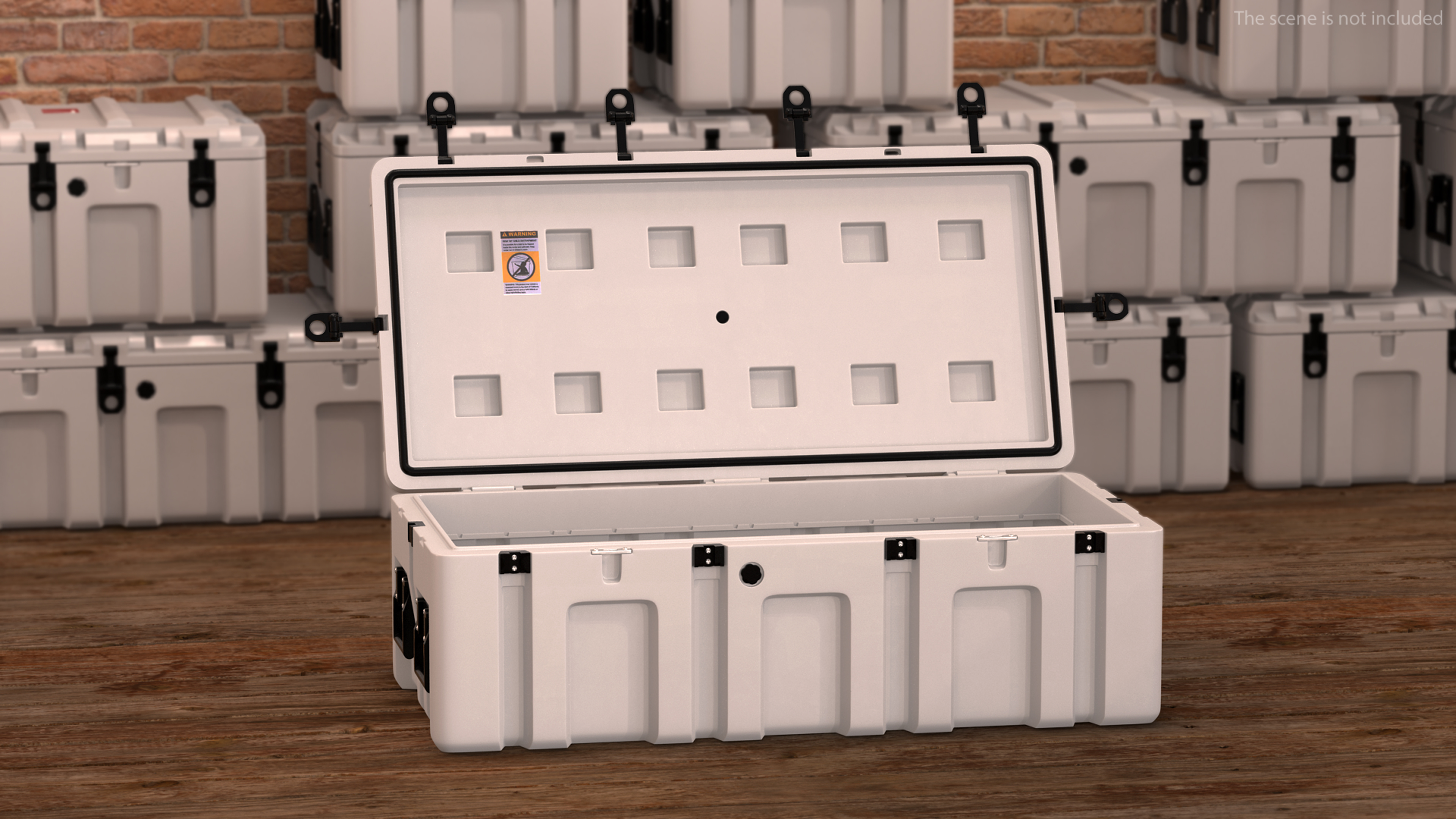 3D Plastic Military Box Large