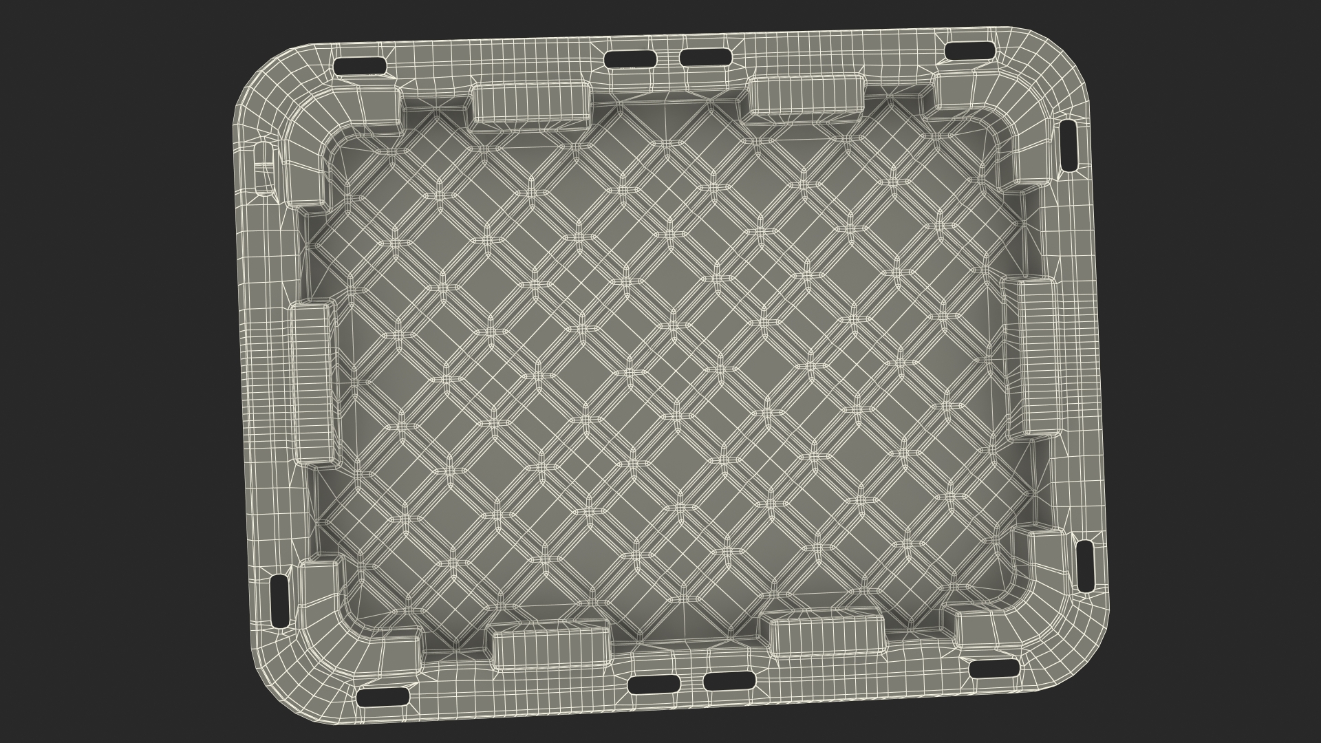 3D Tough Box Storage Tote with Lid