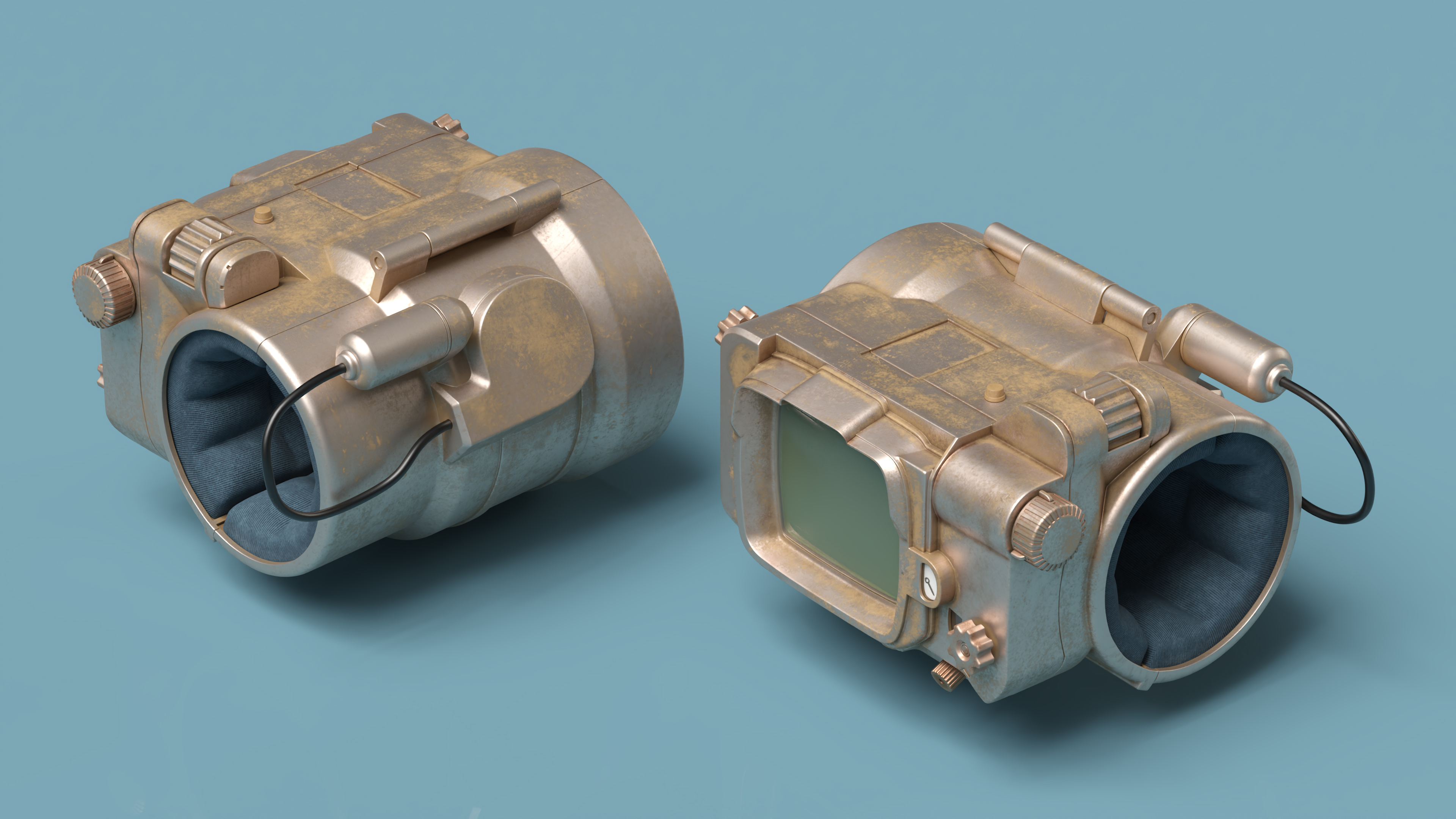 Steampunk Wristband 3D model