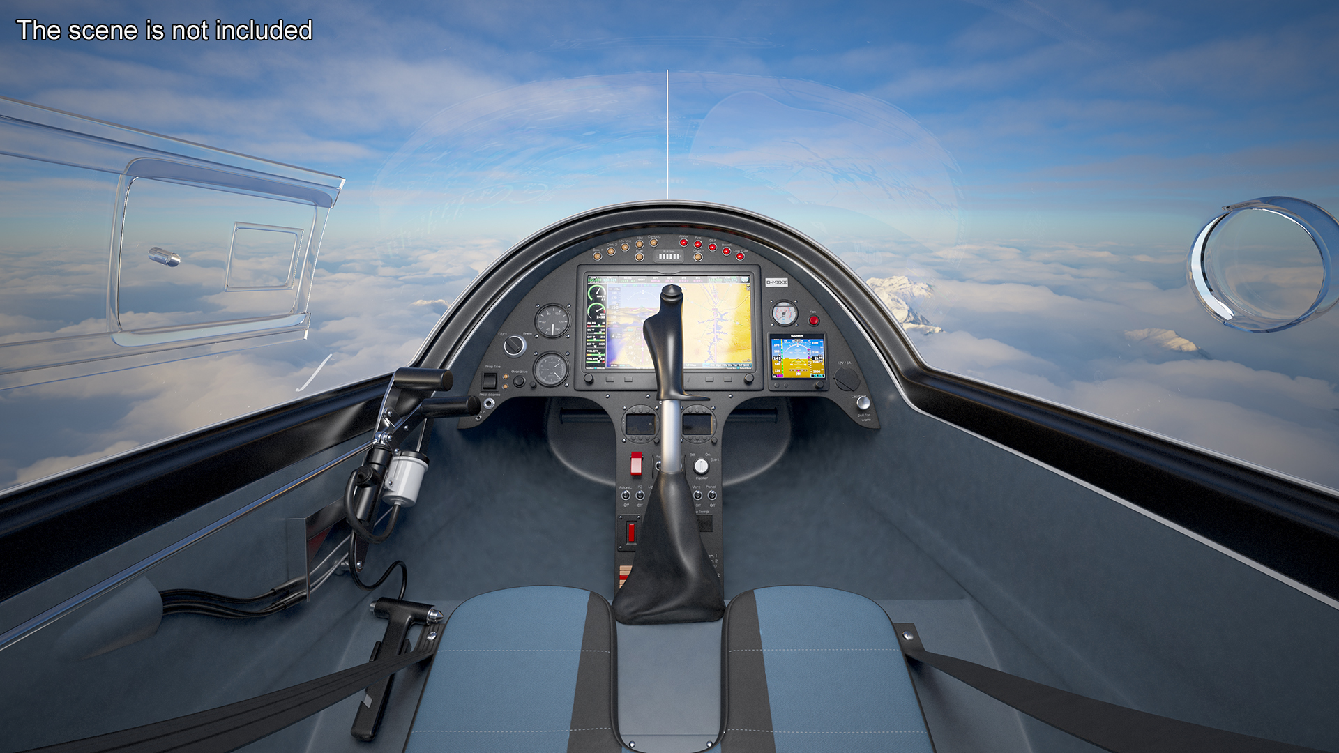 3D Gyroplane Calidus 912 White Rigged for Maya model