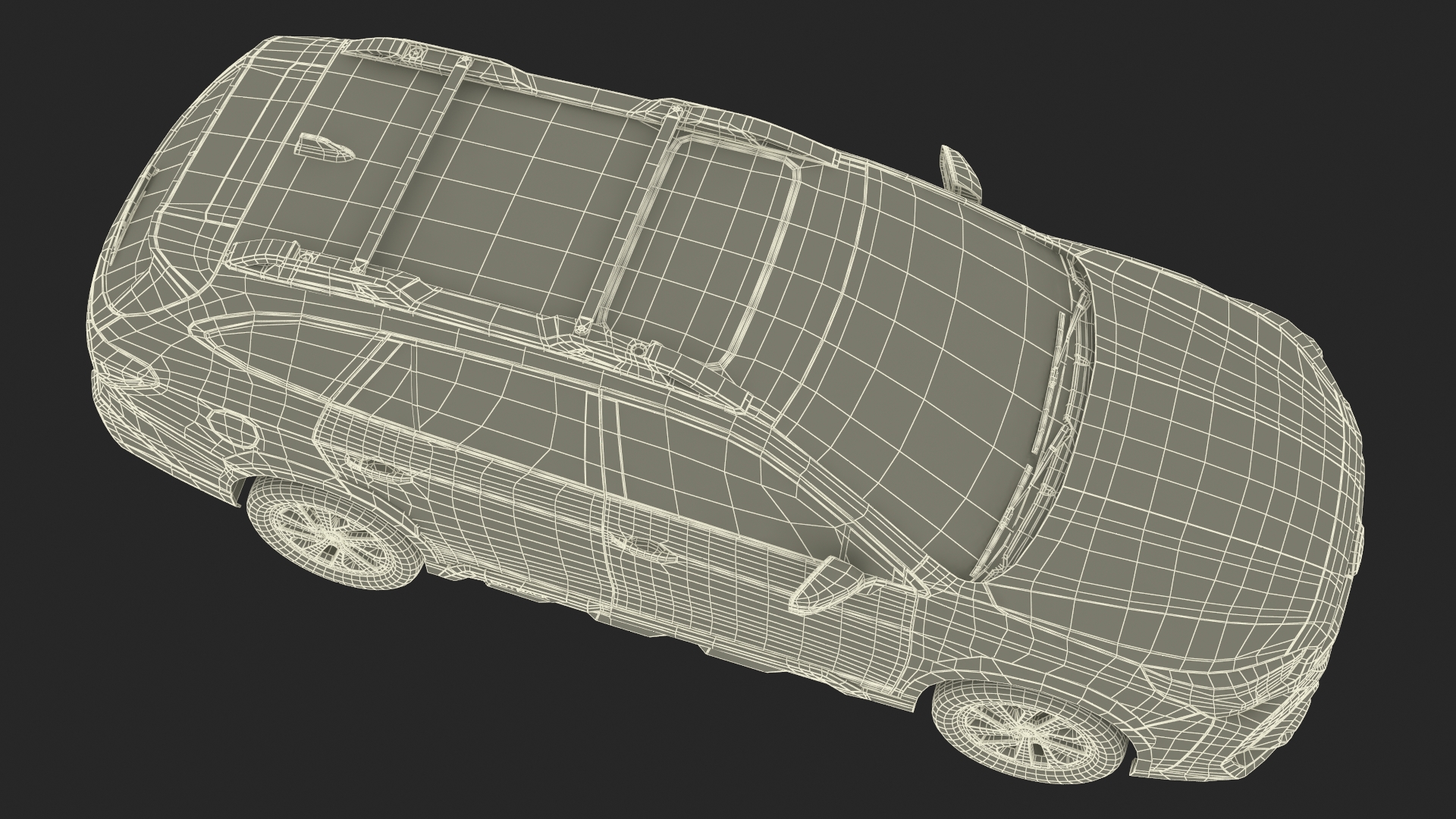 3D White Subaru Outback 2025 Dirty