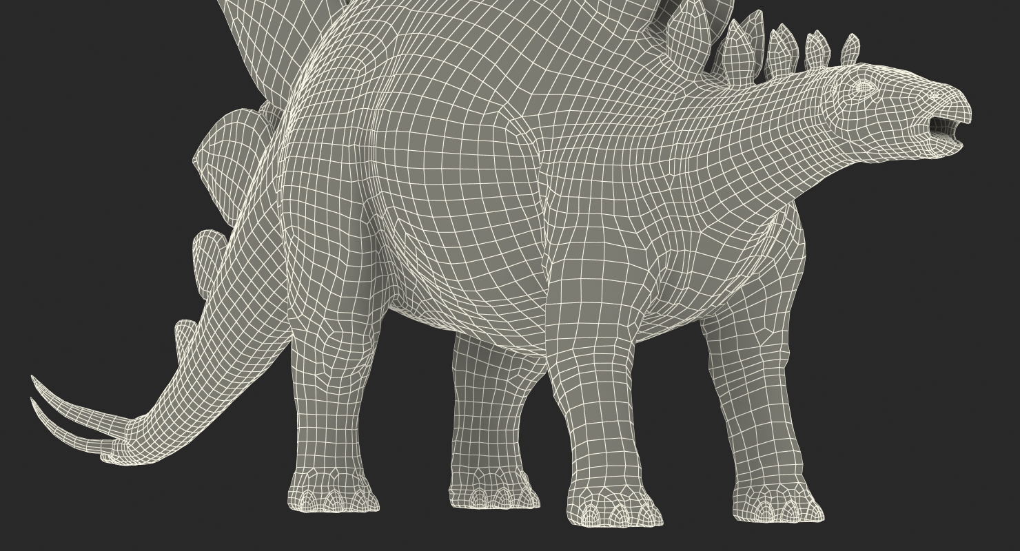 3D Stegosaurus