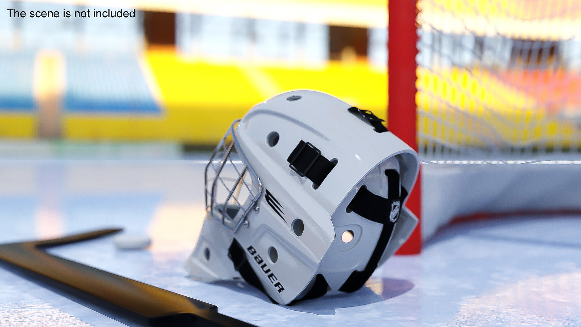 3D model Bauer Ice Hockey Goalie Helmet