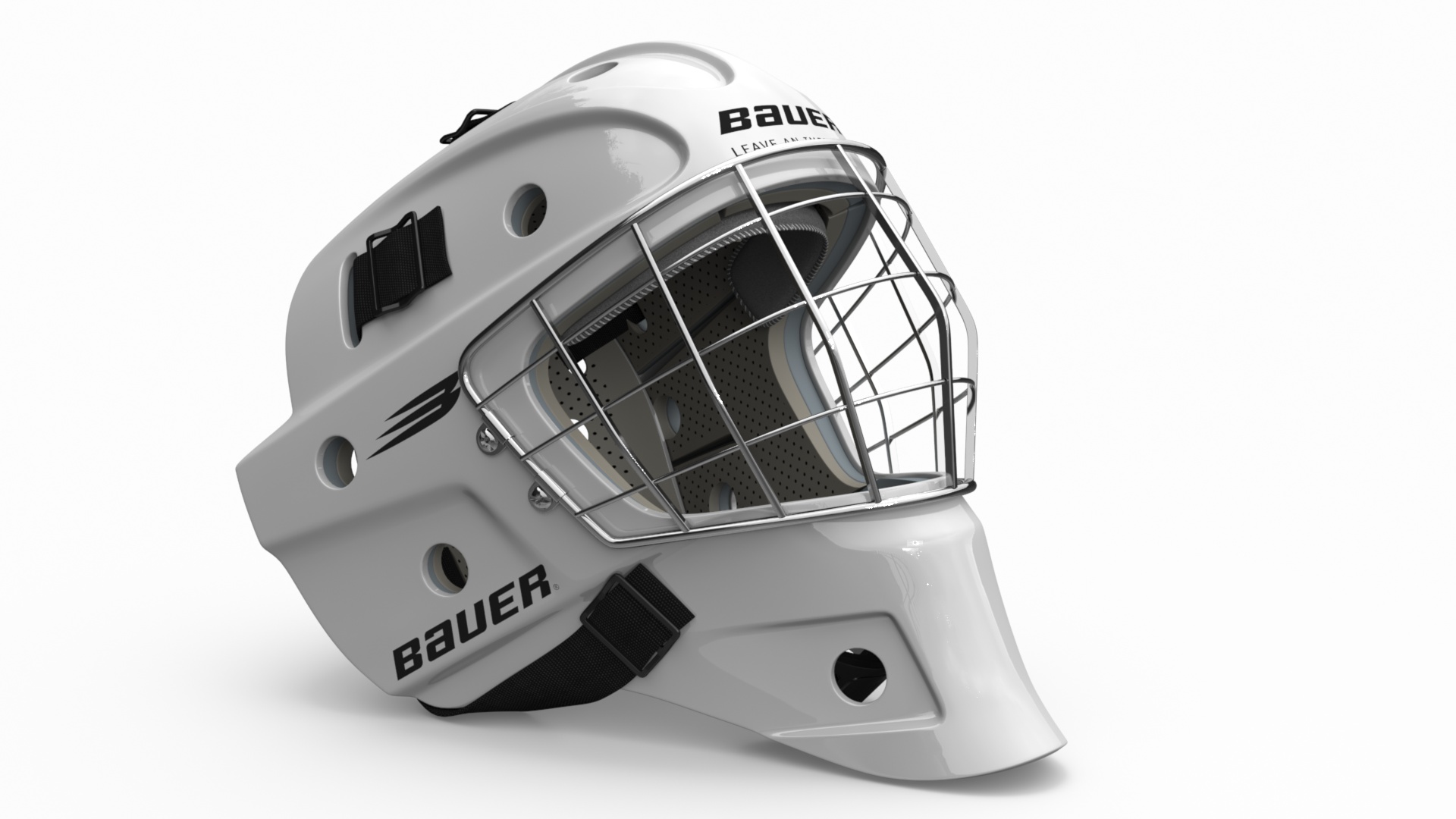 3D model Bauer Ice Hockey Goalie Helmet